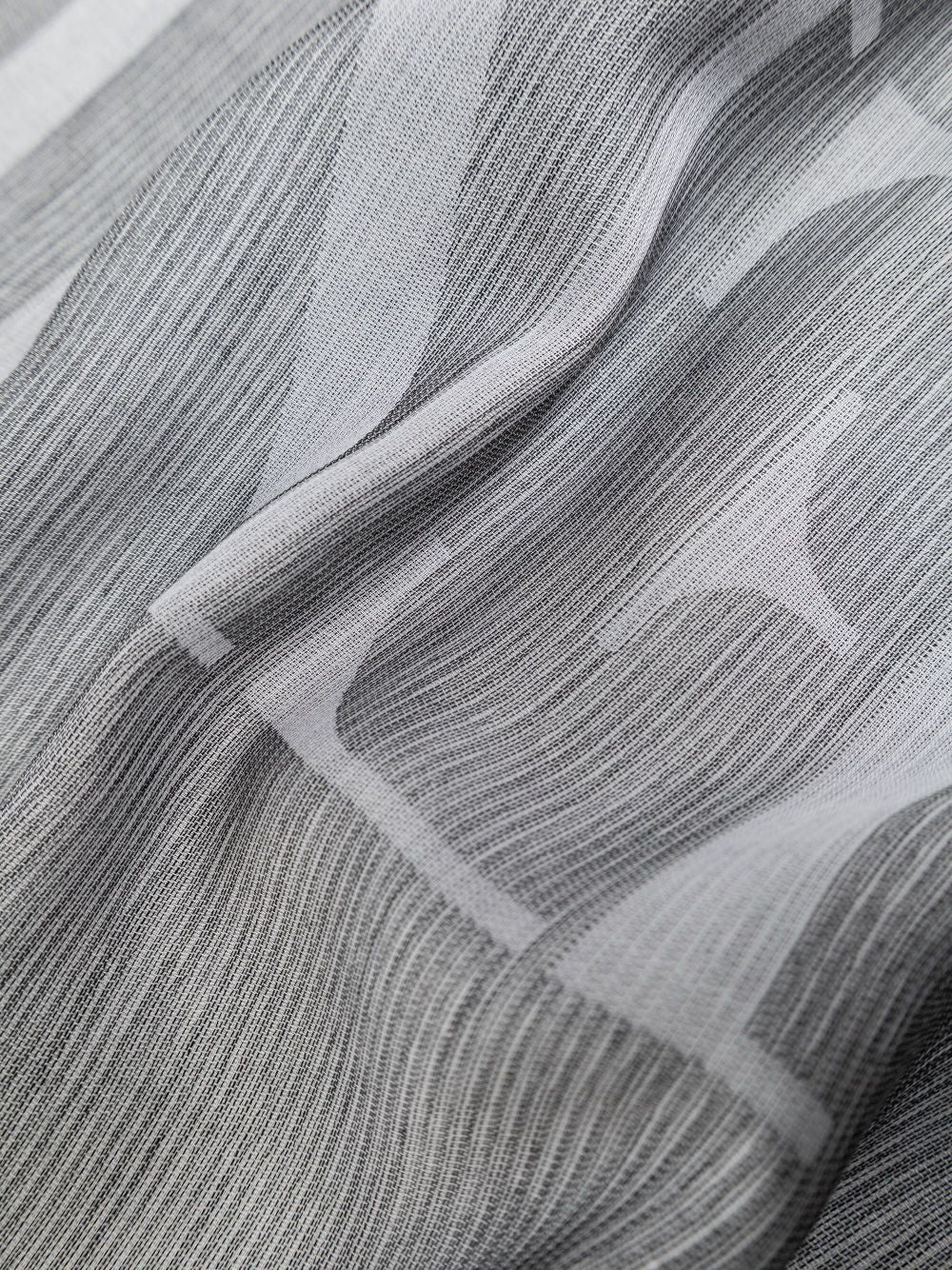 Logo cotton blend scarf