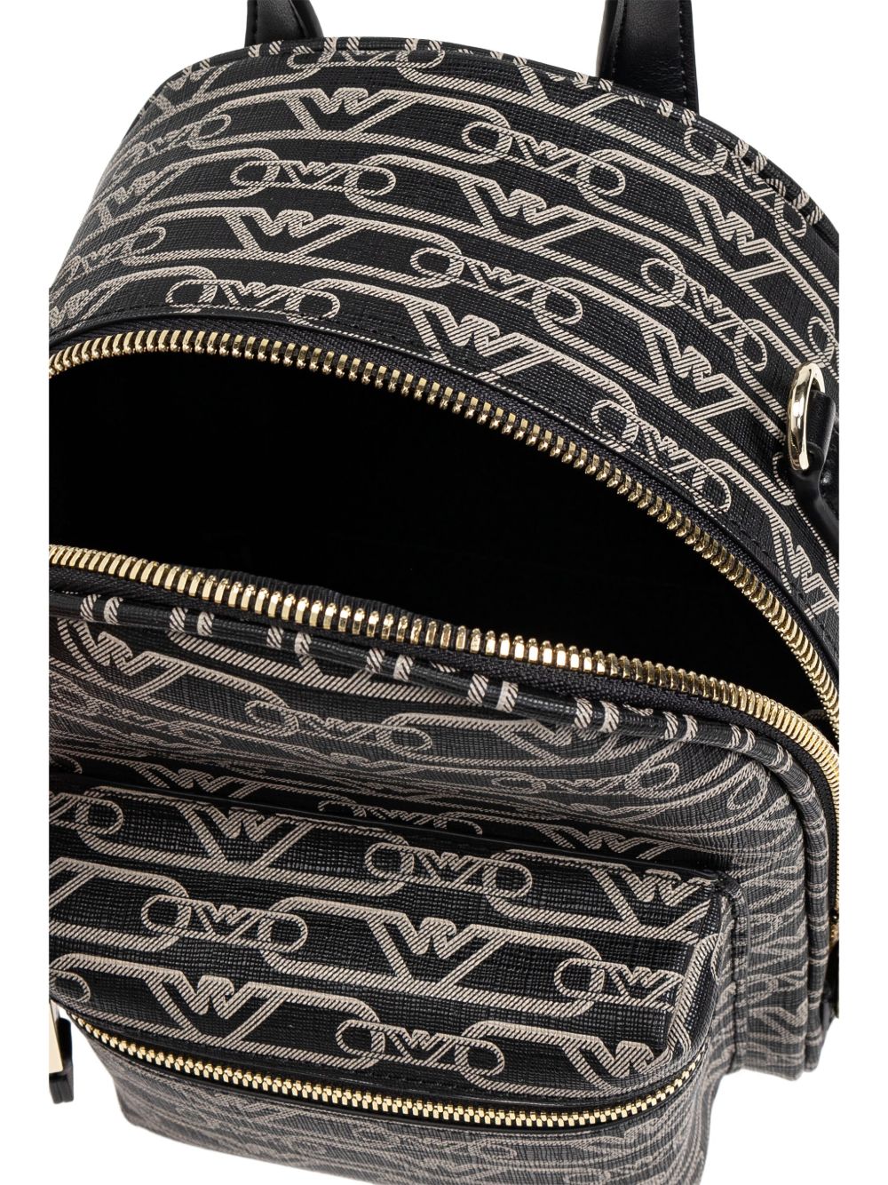Allover logo backpack
