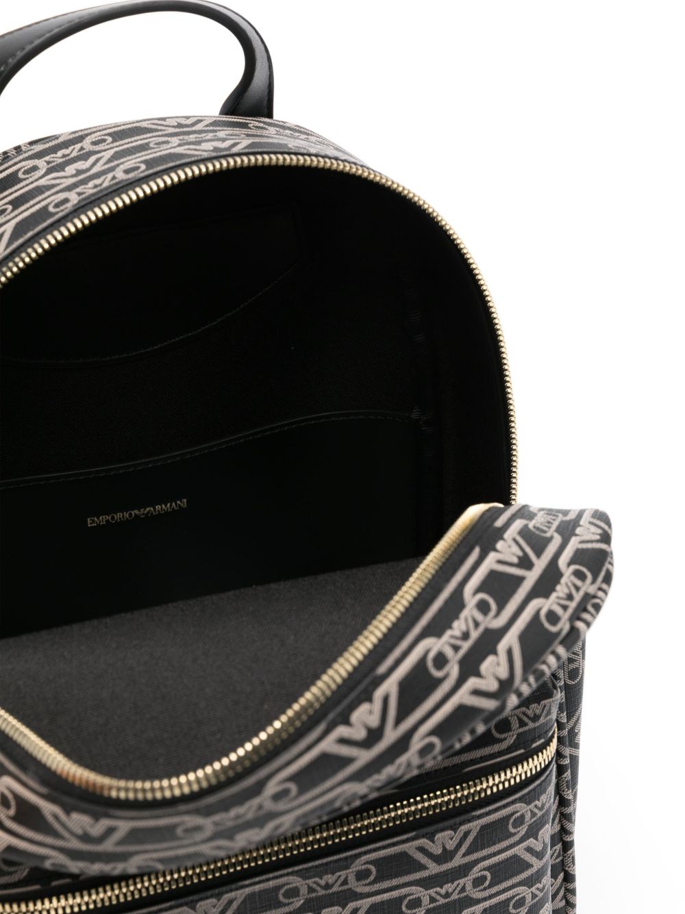 Allover logo backpack