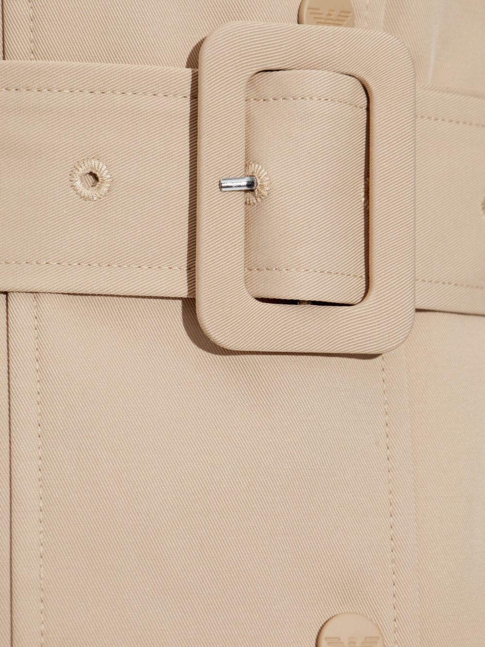 Cotton blend trench coat
