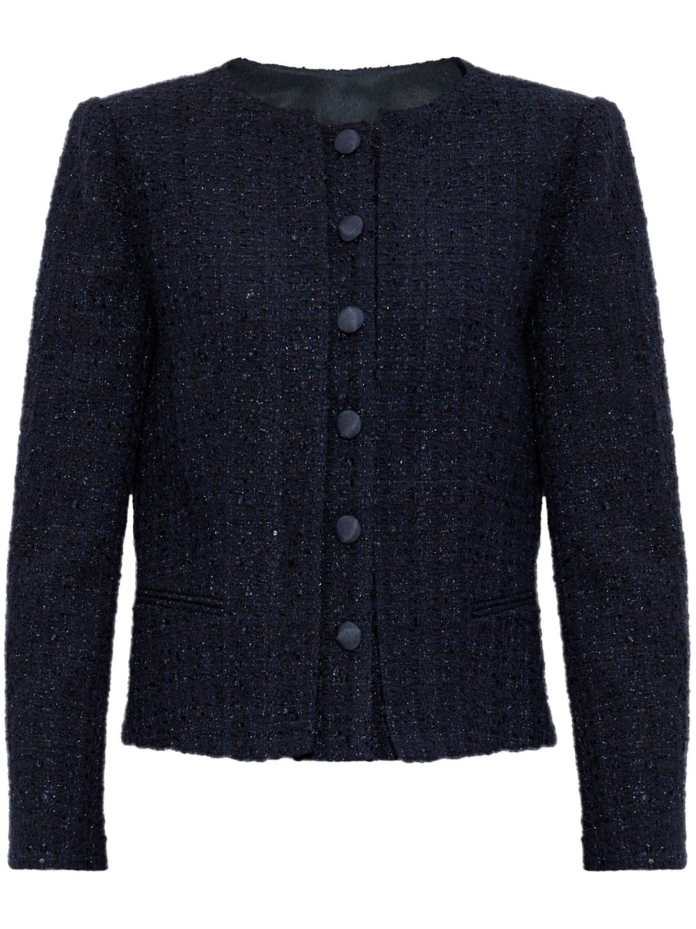 Tweed short blazer jacket