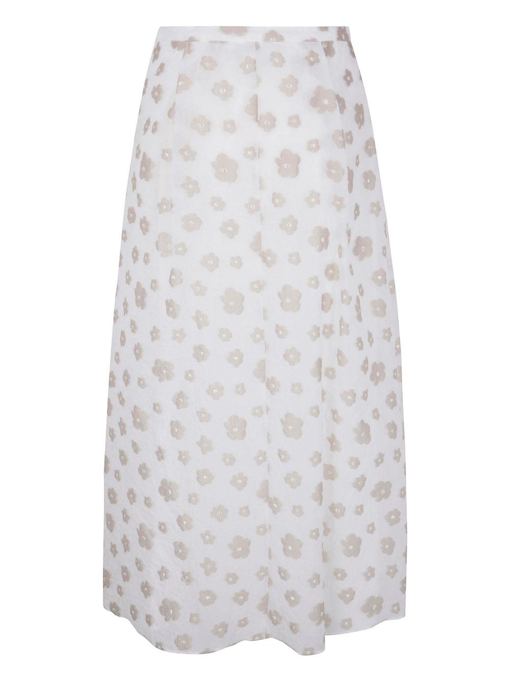 Printed midi skirt