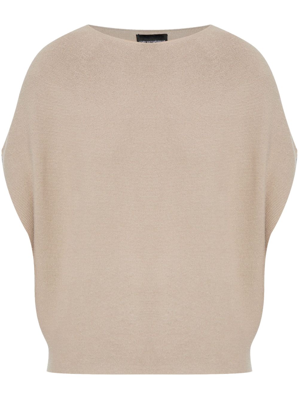 Cotton blend knitted top