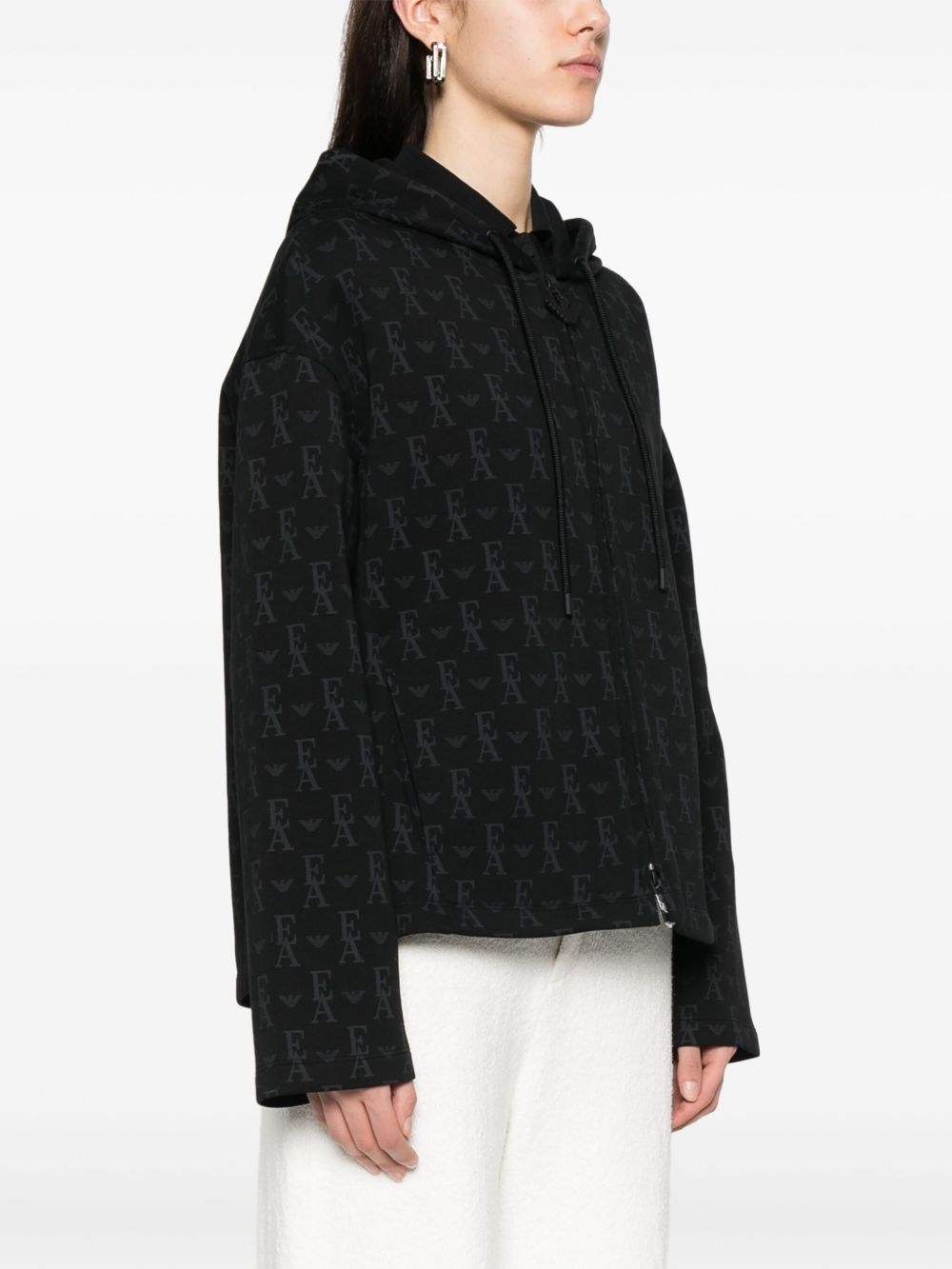 Allover logo hoodie