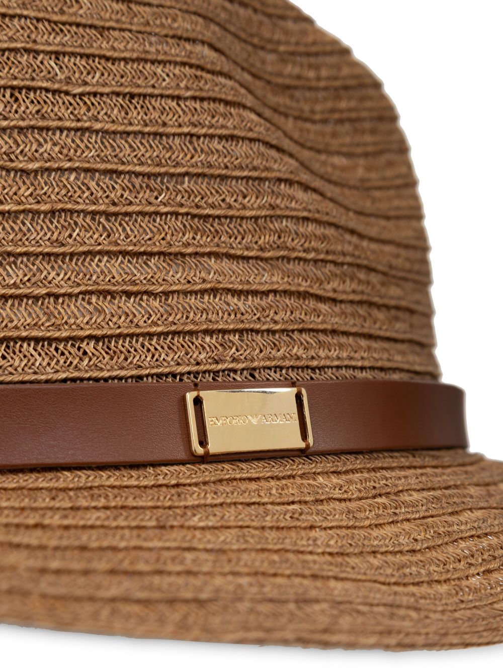 Straw fedora hat