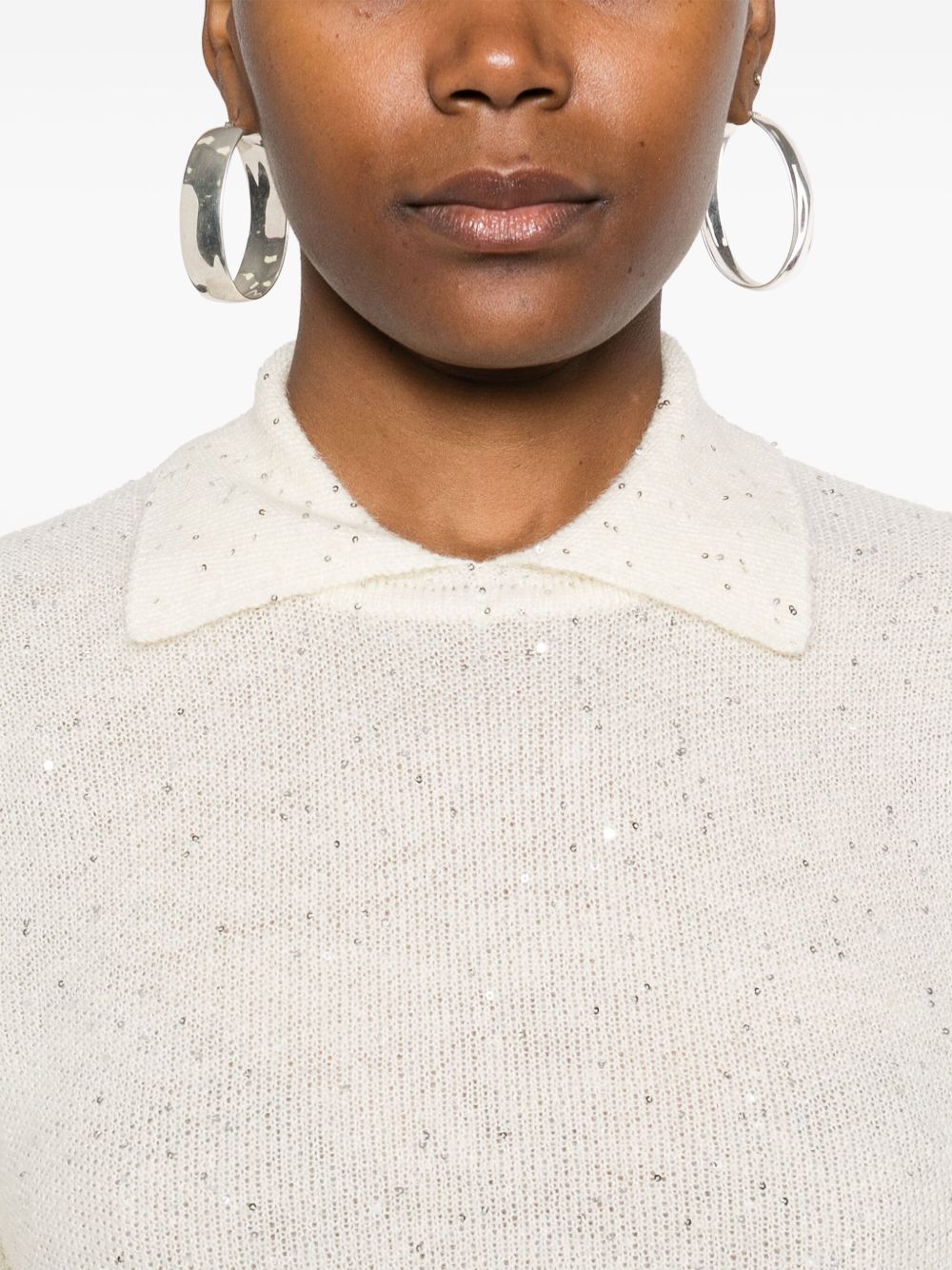 Wool polo shirt