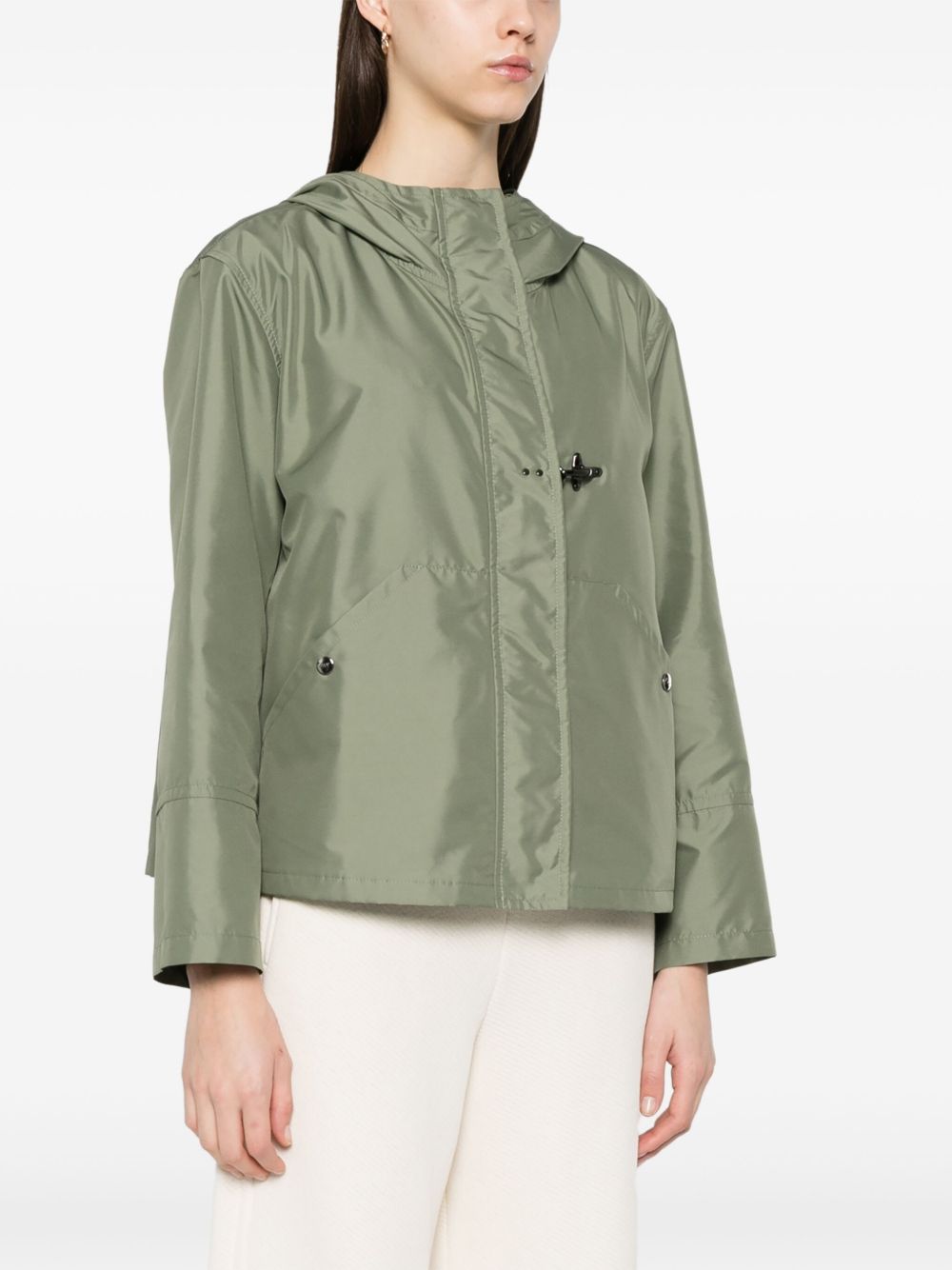 Short parka coat