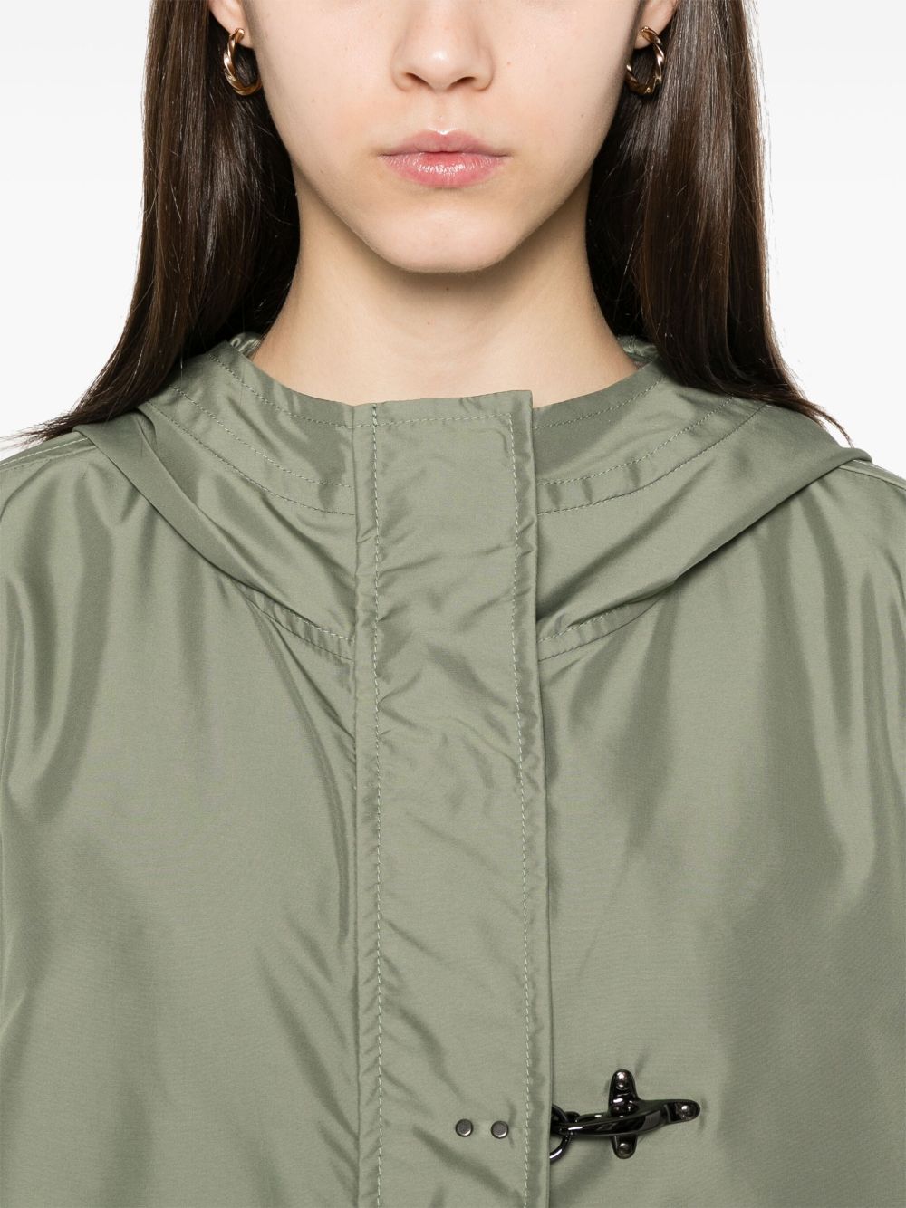 Short parka coat
