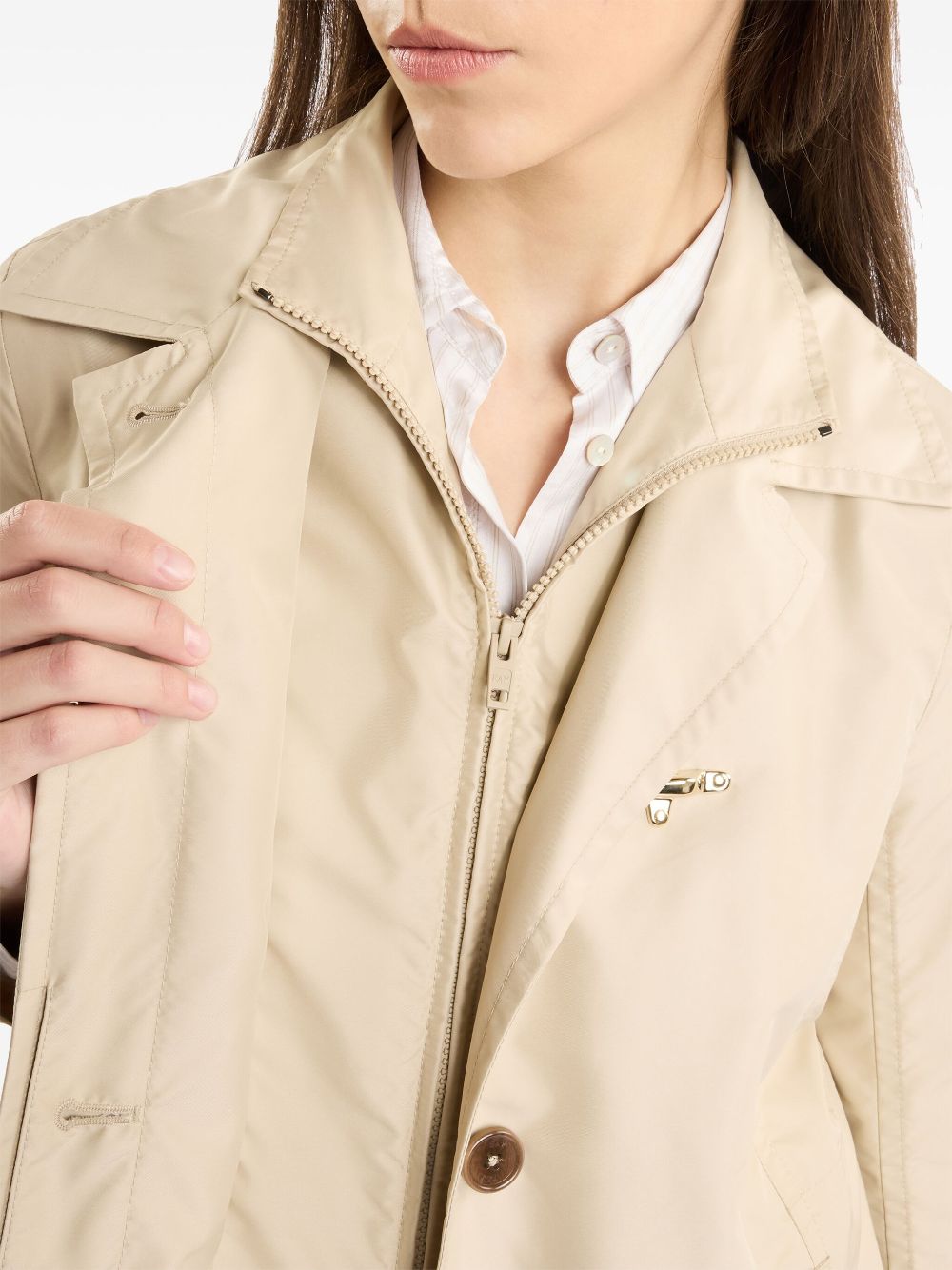 Popeline morning coat
