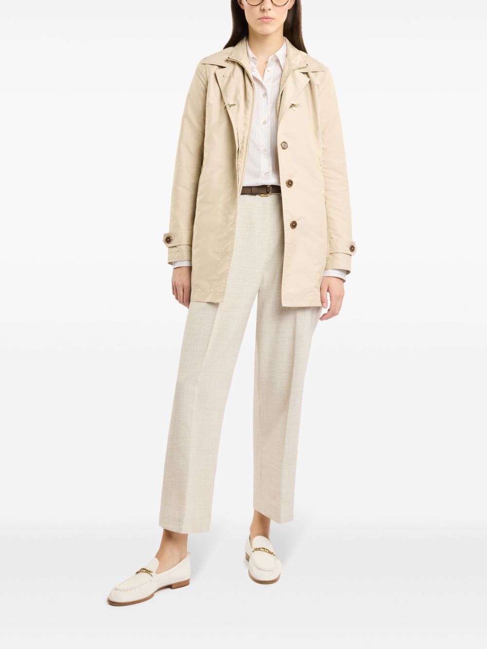 Popeline morning coat
