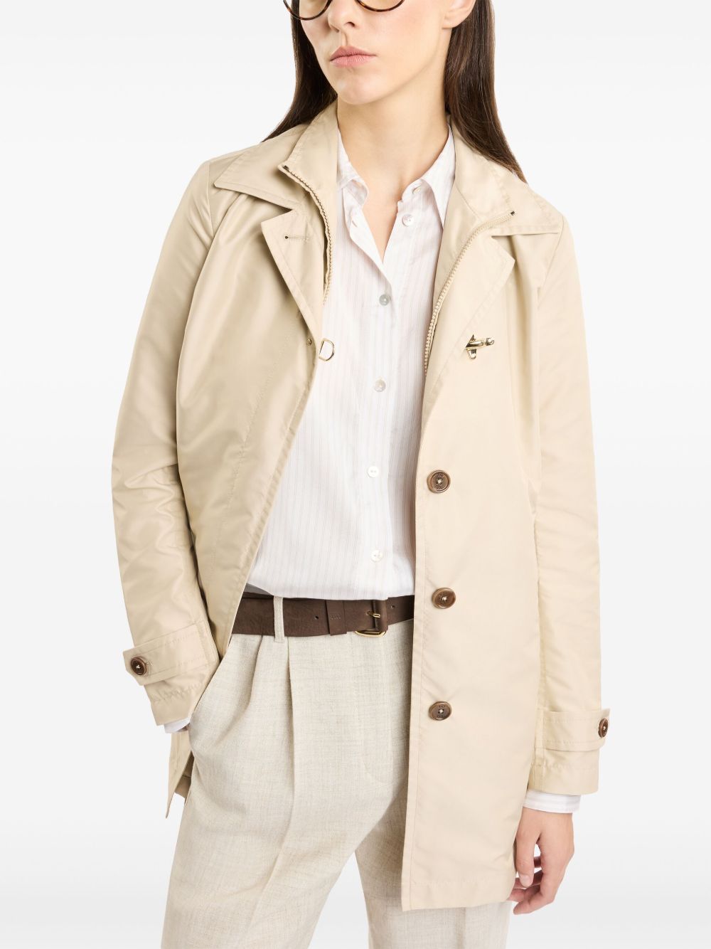 Popeline morning coat