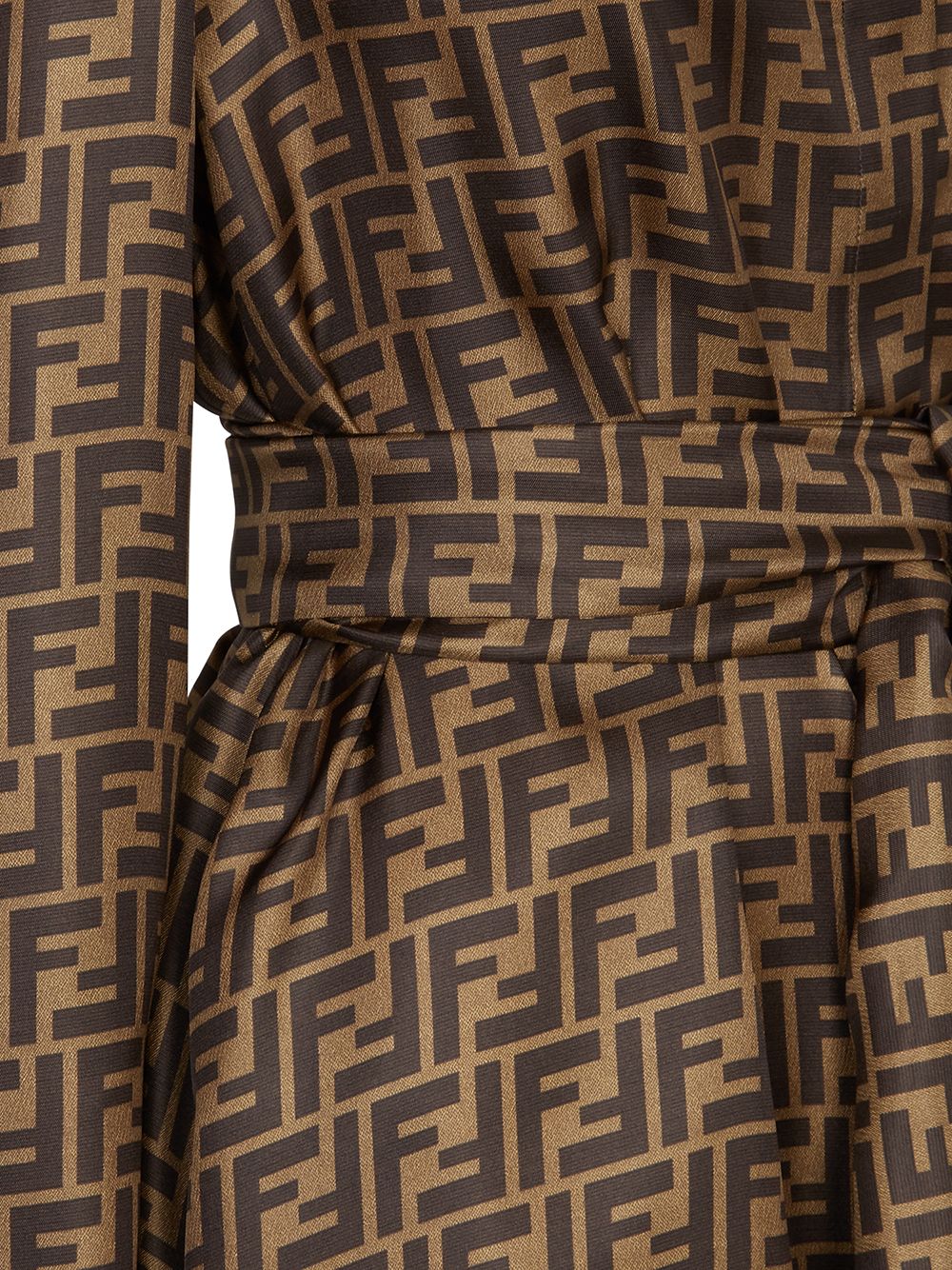 Ff silk shirtdress
