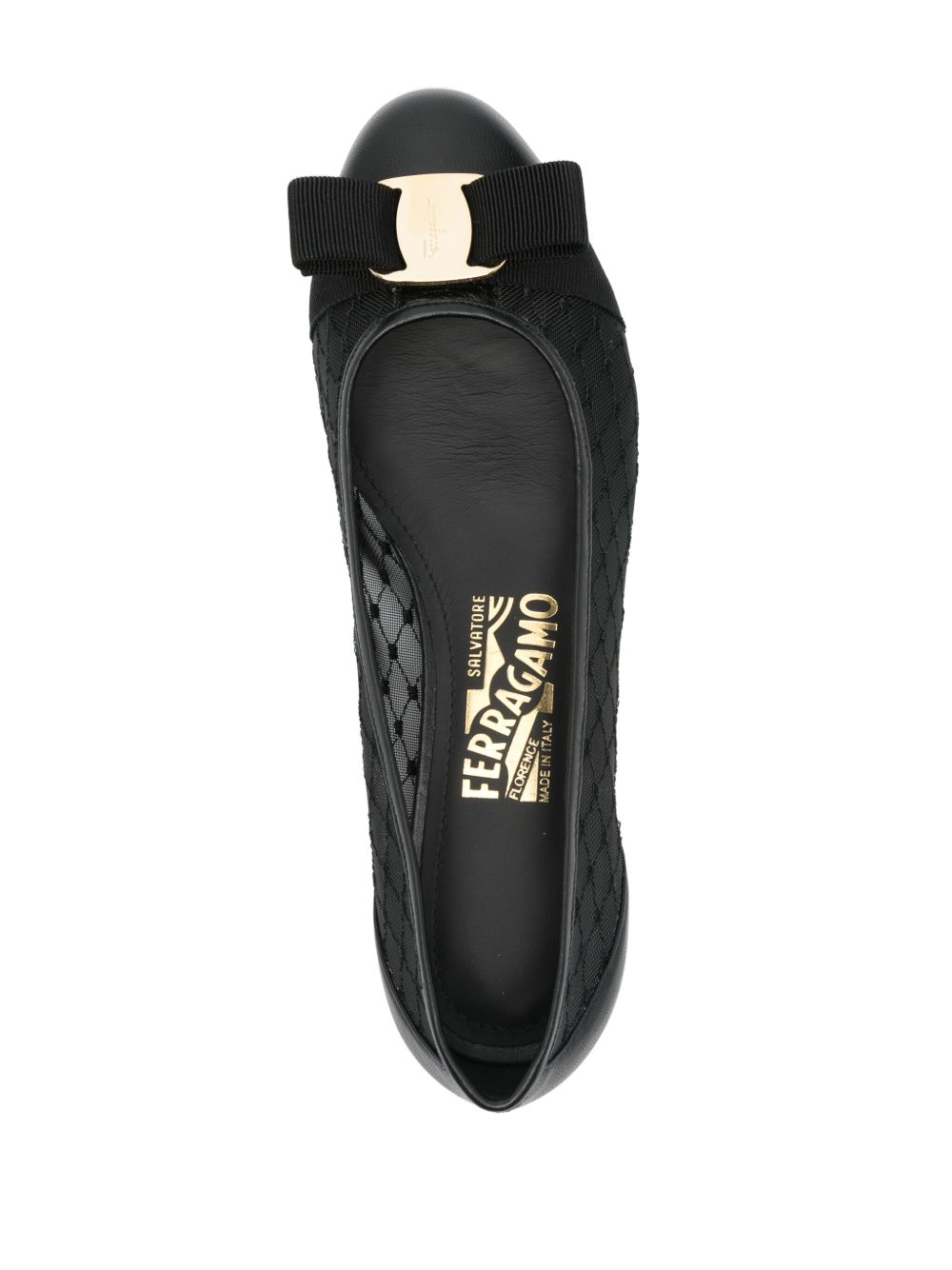 Varina mesh leather ballet flats
