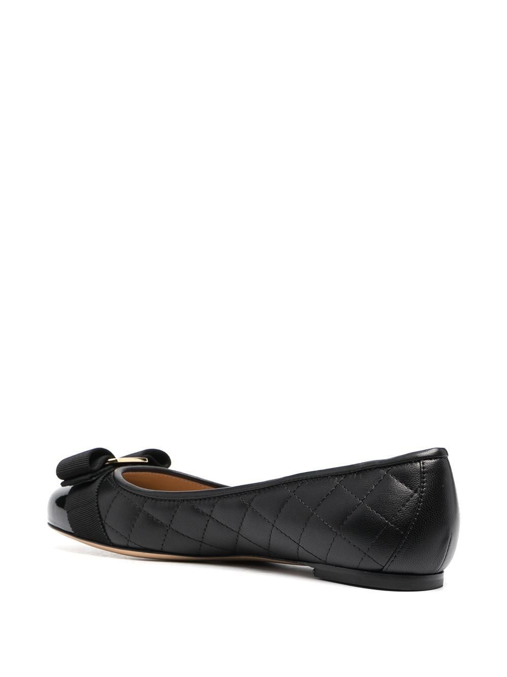 Vara quilted leather ballet flats