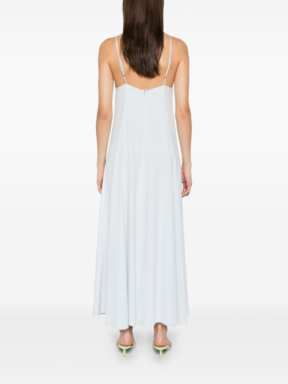 Satin midi slipdress