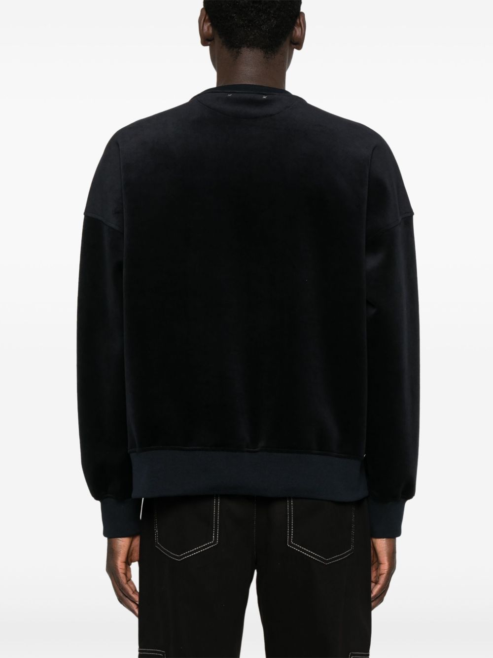 Chenille crewneck sweatshirt