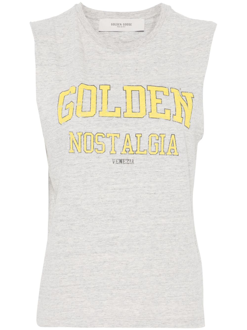Logo cotton tank top