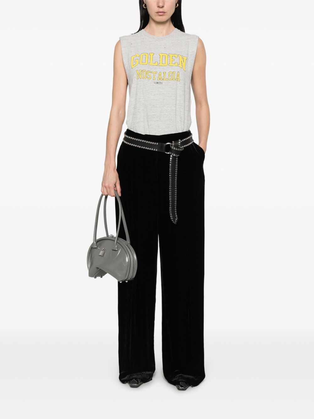 Logo cotton tank top