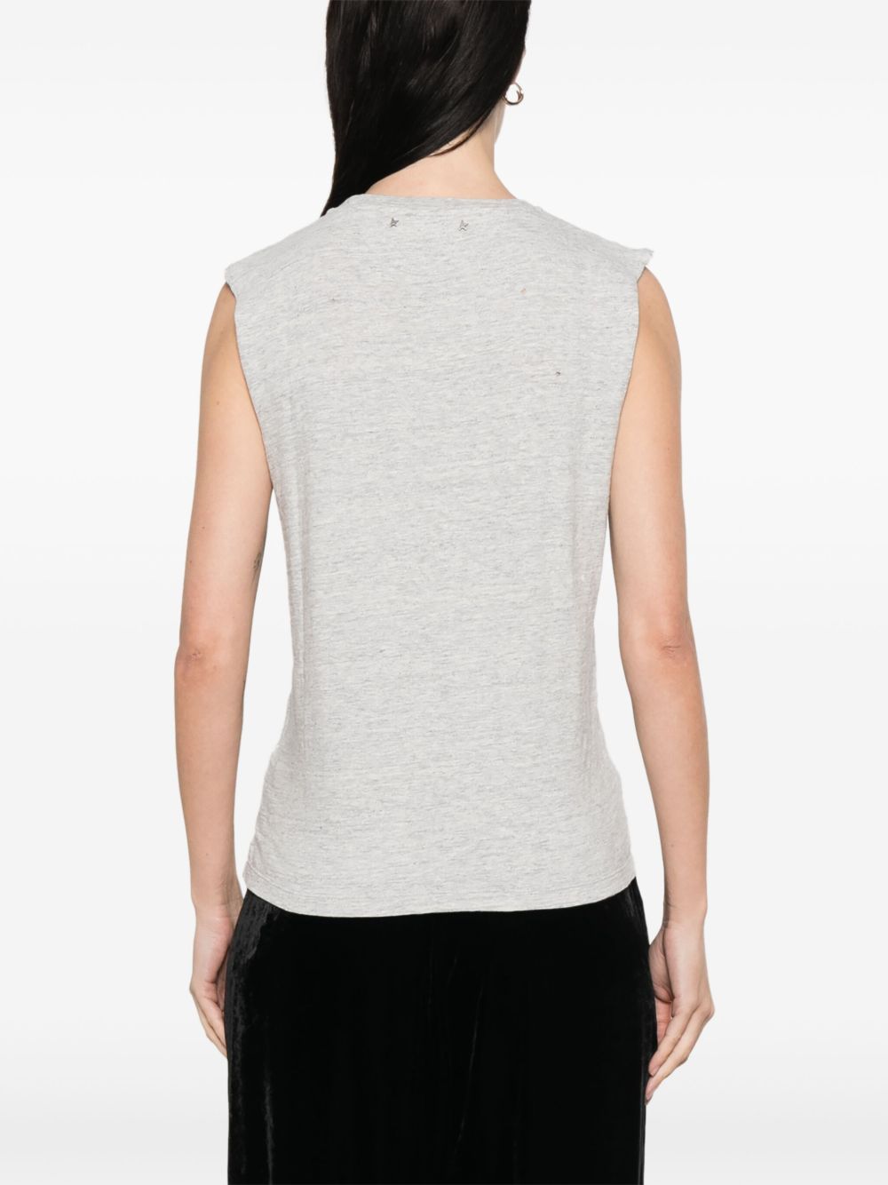 Logo cotton tank top