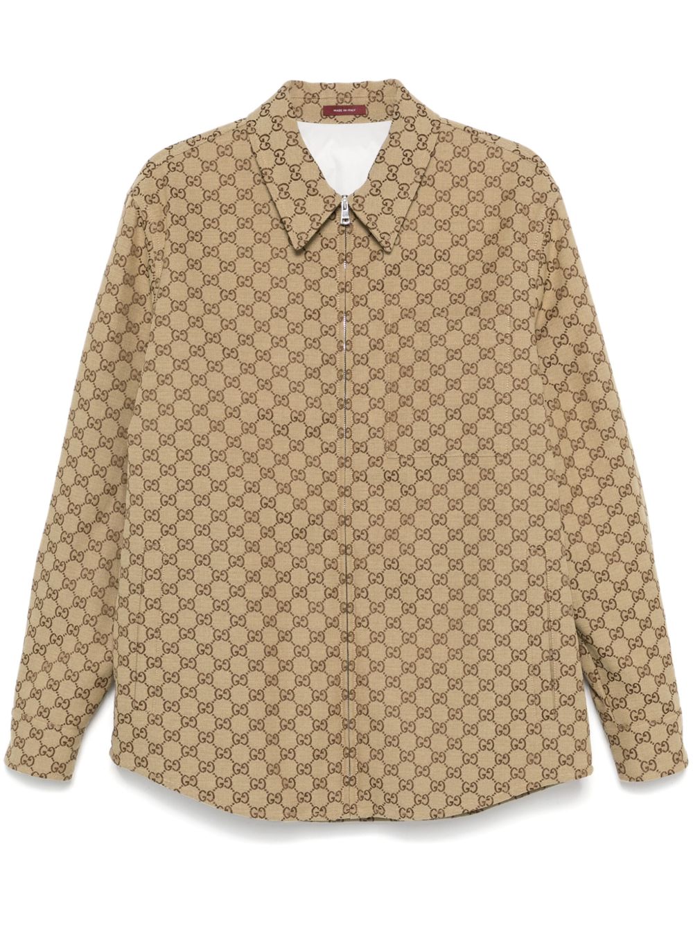 Gg supreme canvas overshirt