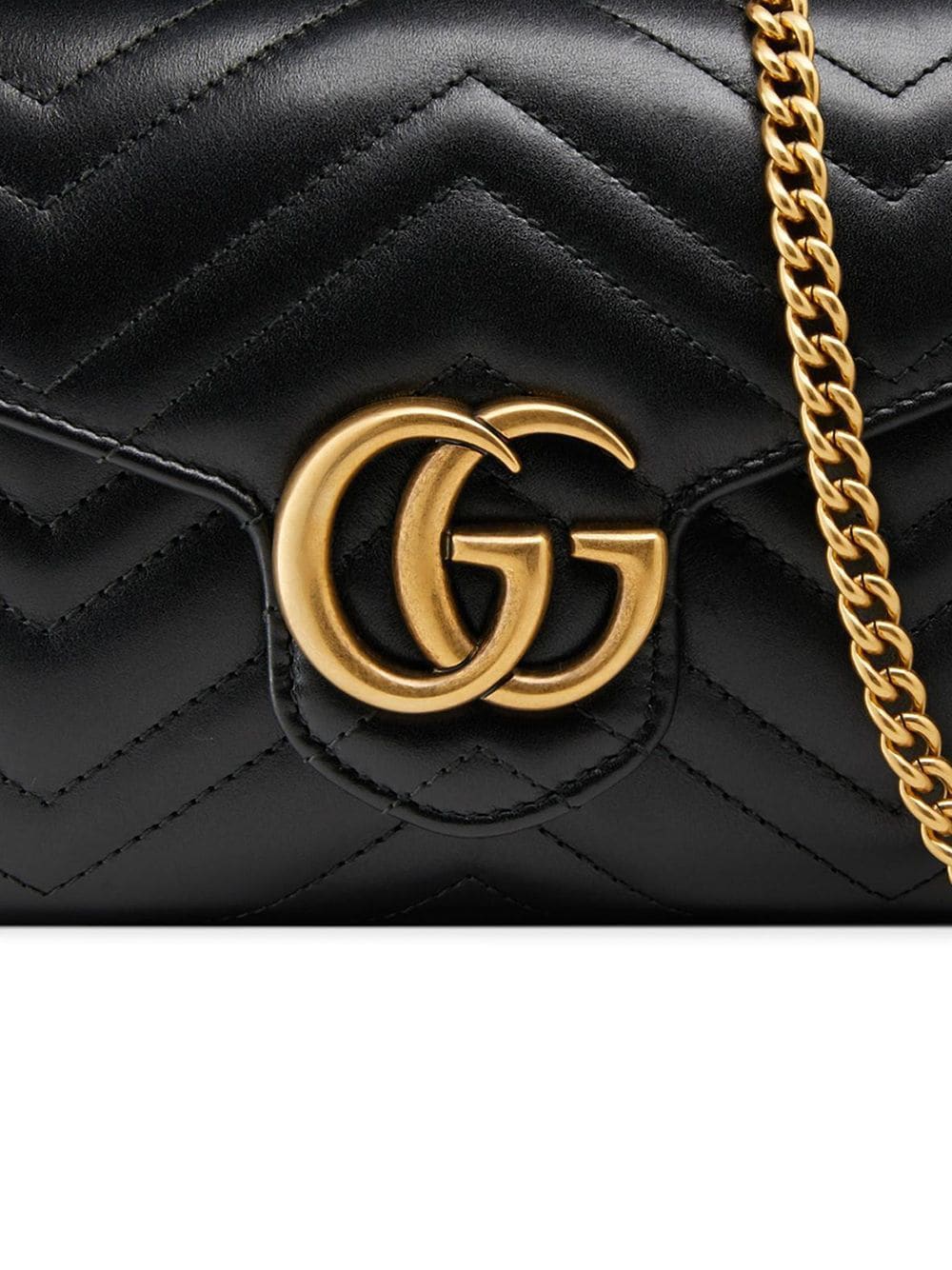 Gg marmont leather mini bag