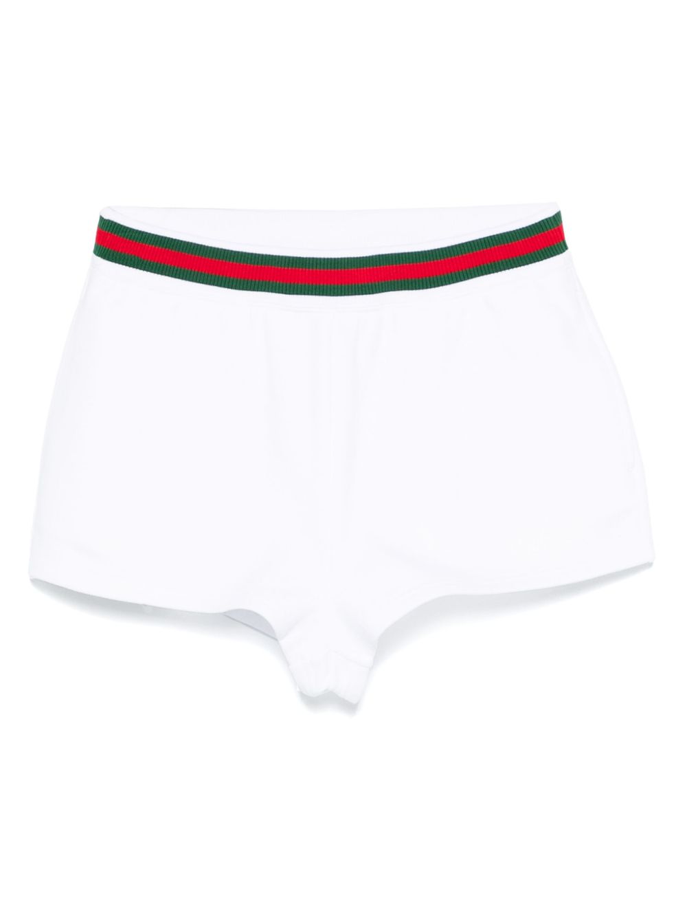 Web detail cotton shorts