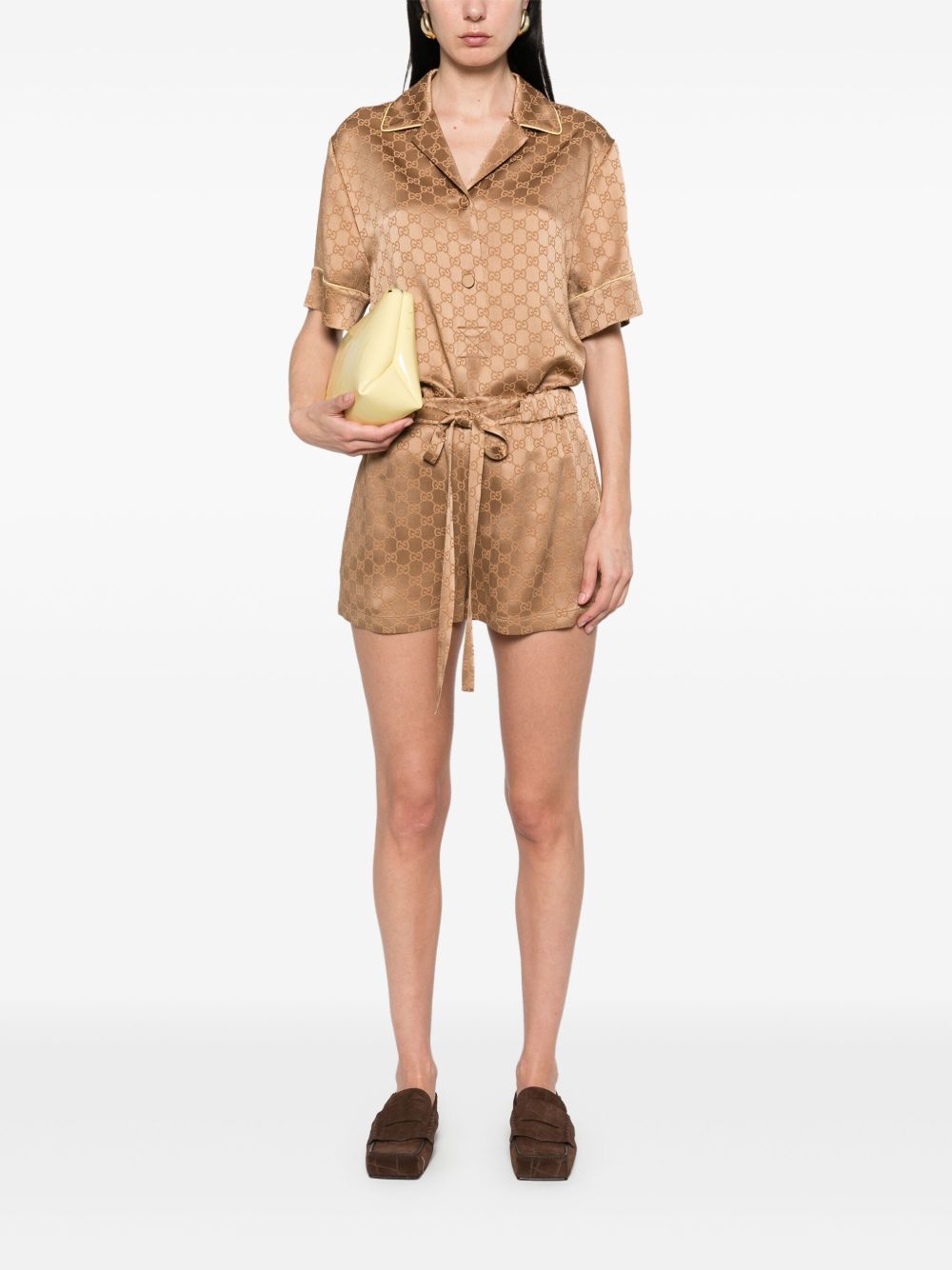 Gg satin shorts