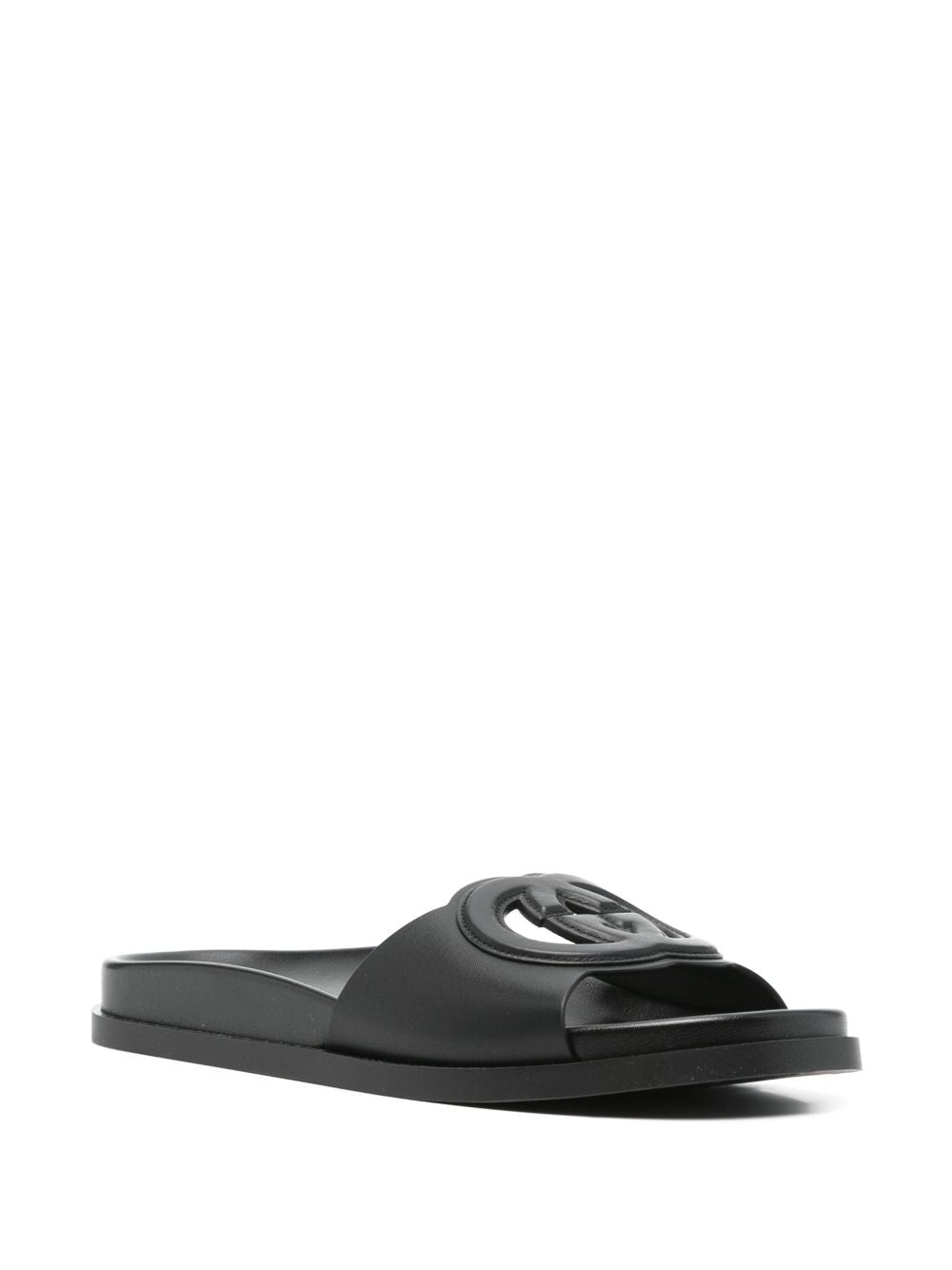 Gucci cut leather sandals