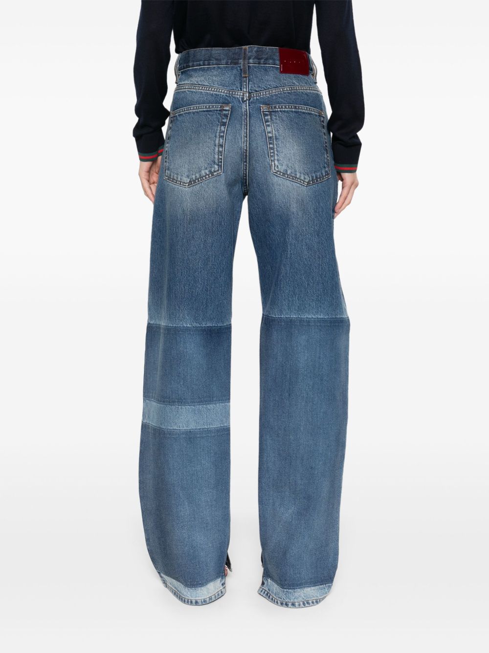 Boyfriend denim cotton jeans