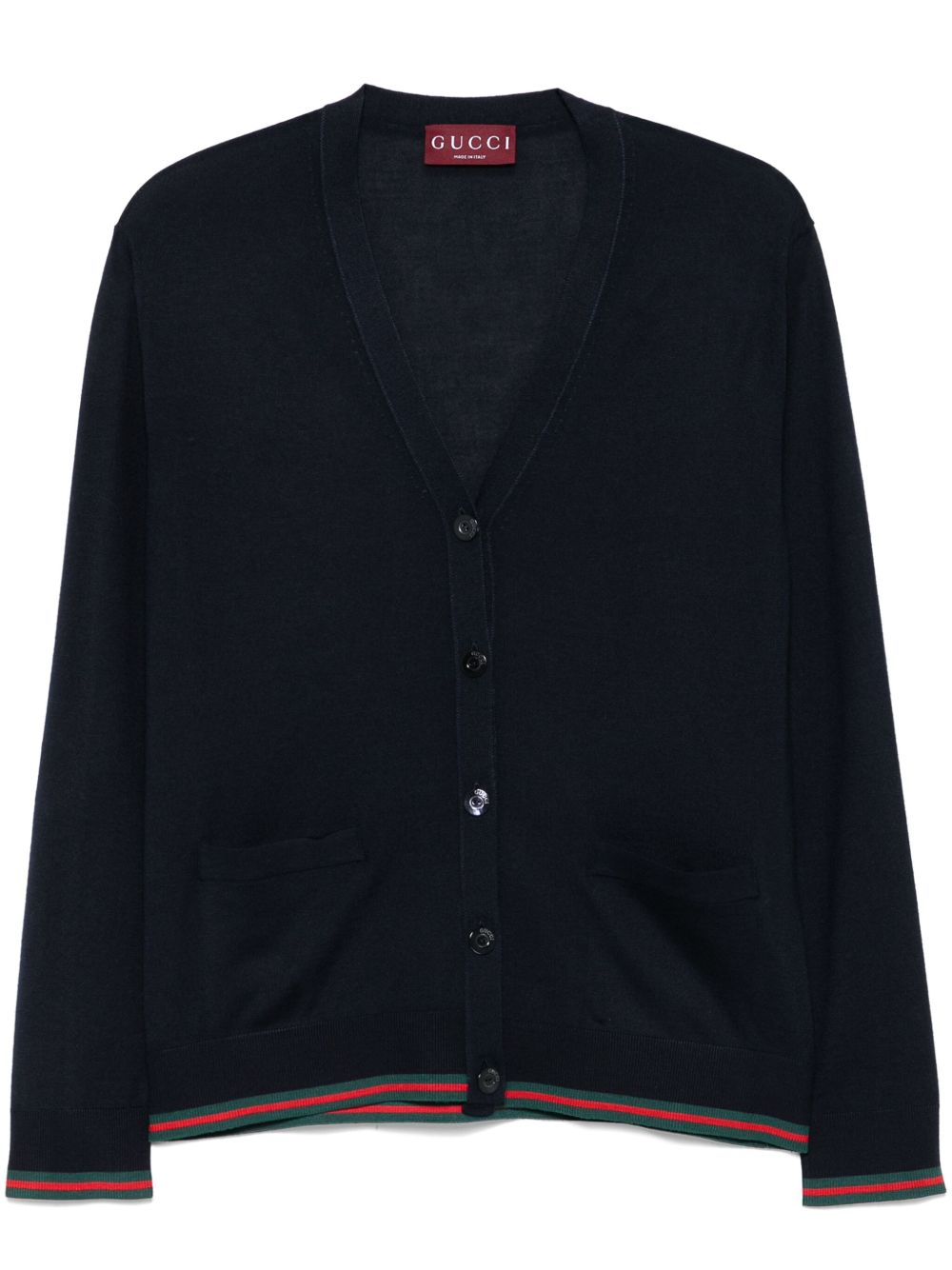 Cashmere and silk cardigan