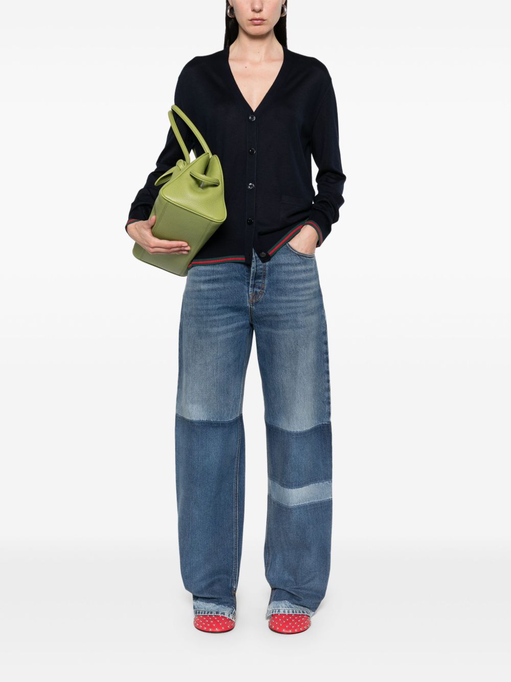 Cashmere and silk cardigan