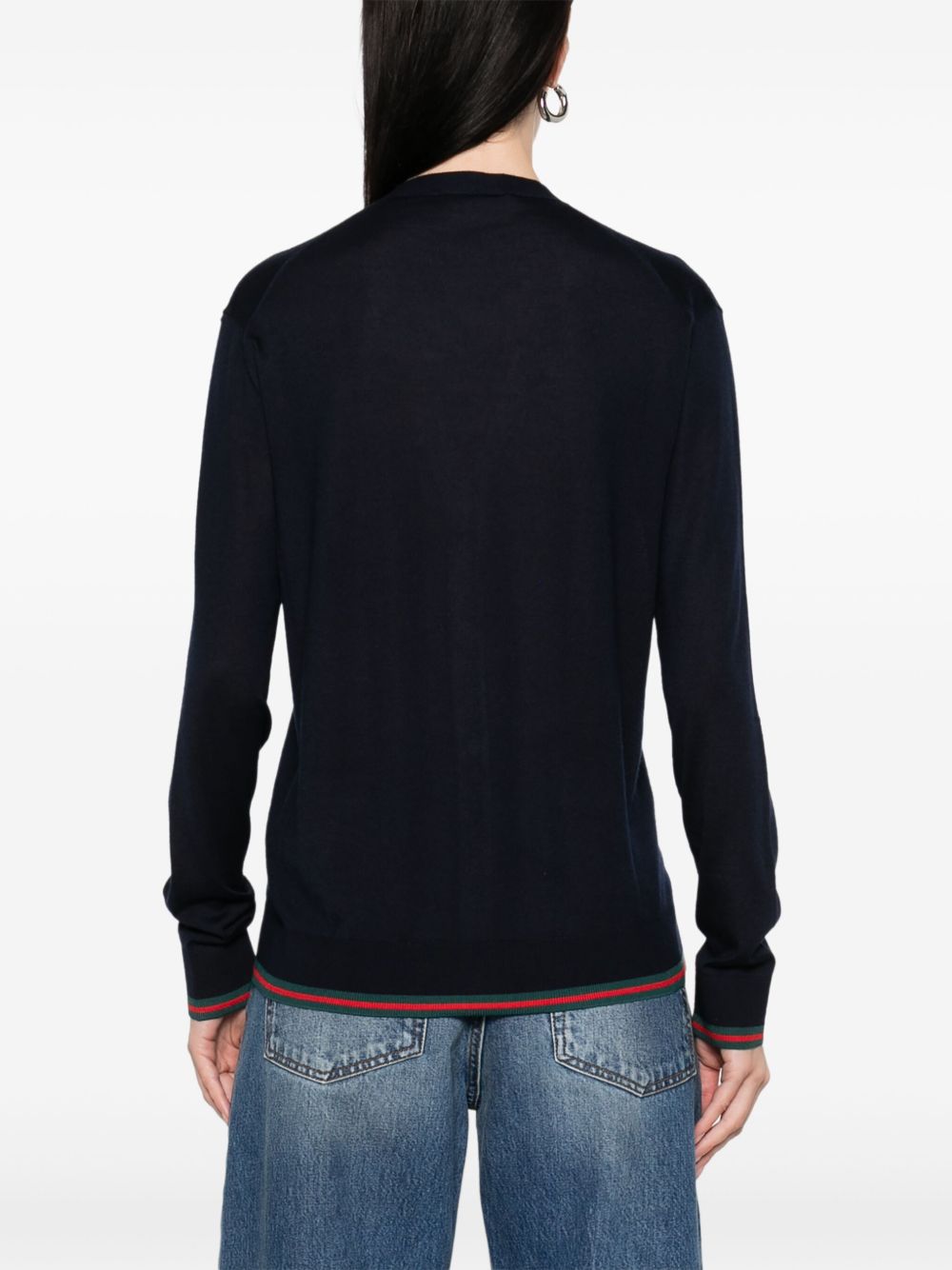 Cashmere and silk cardigan
