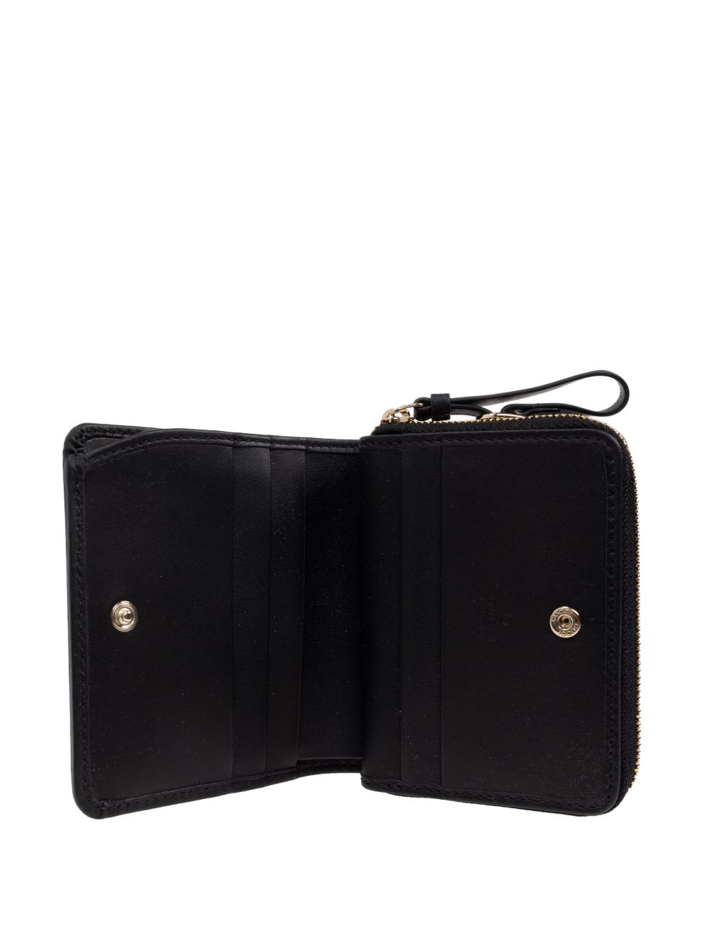 Gg emblem zipped wallet