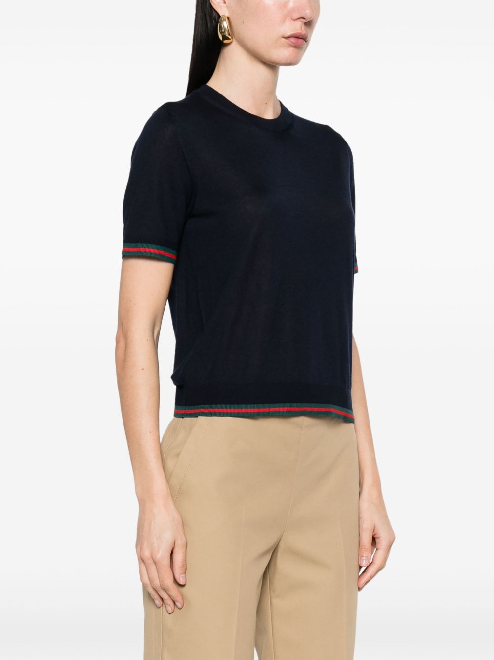 Cashmere and silk top