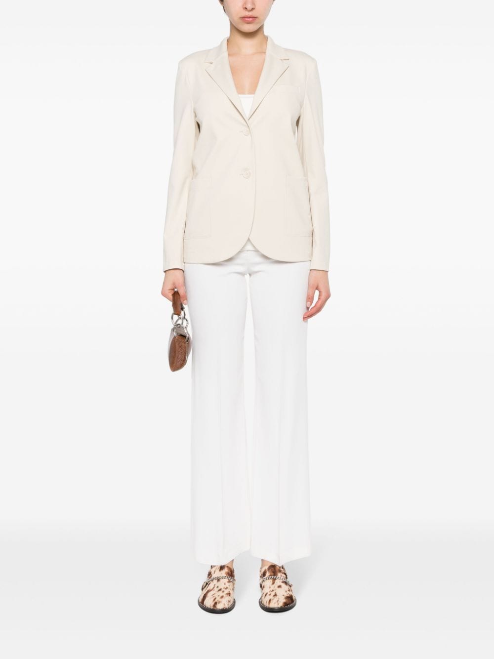 Single-breasted blazer jacket