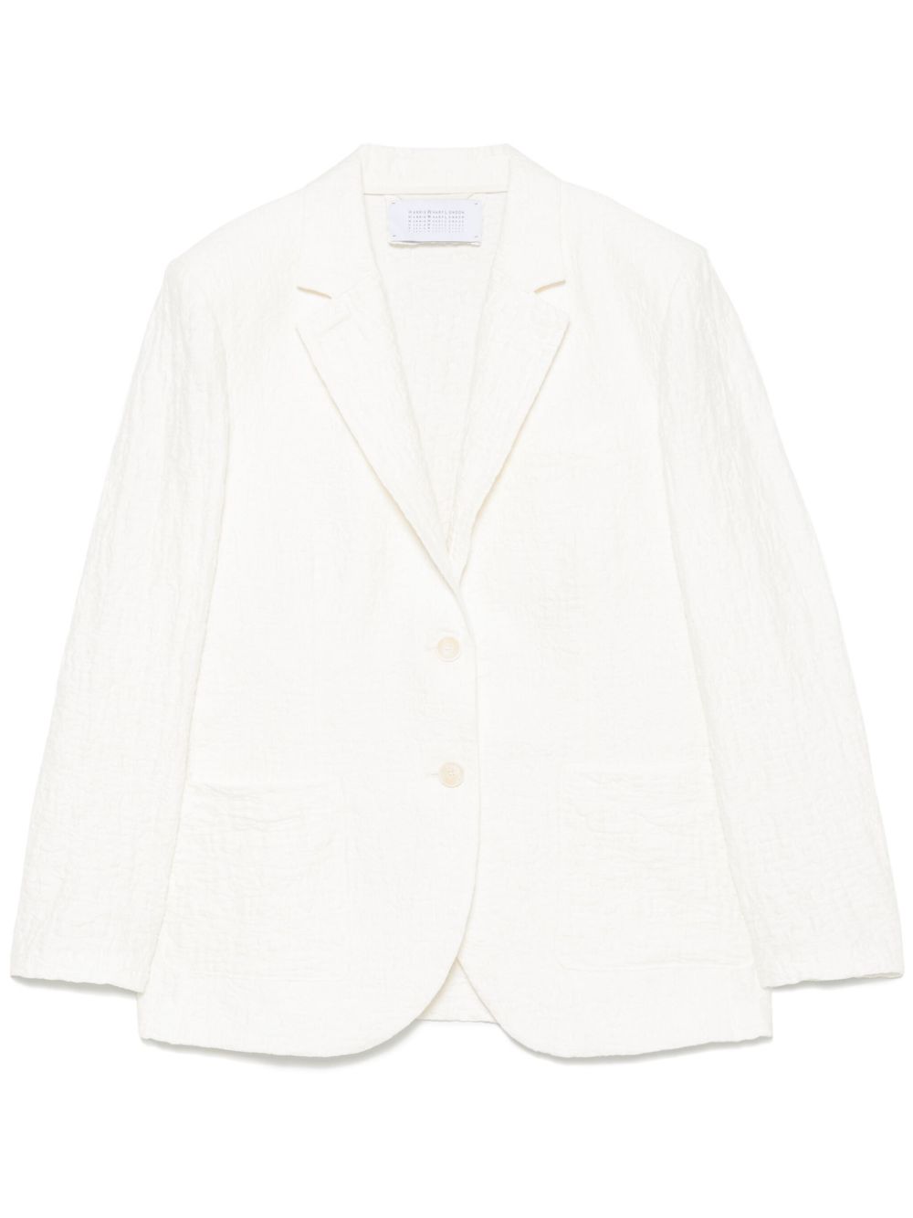 Cotton blend blazer jacket