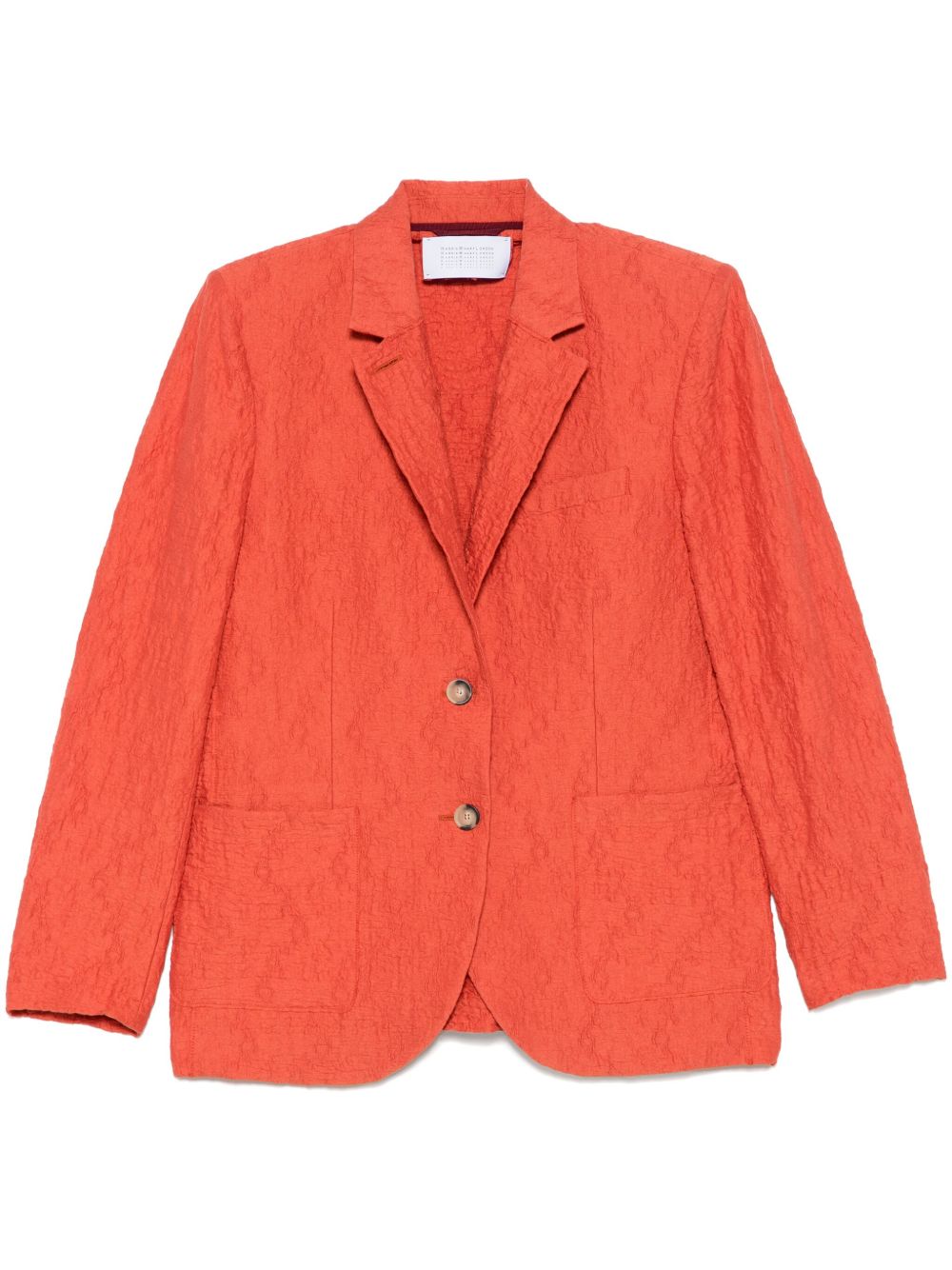 Cotton blend blazer jacket