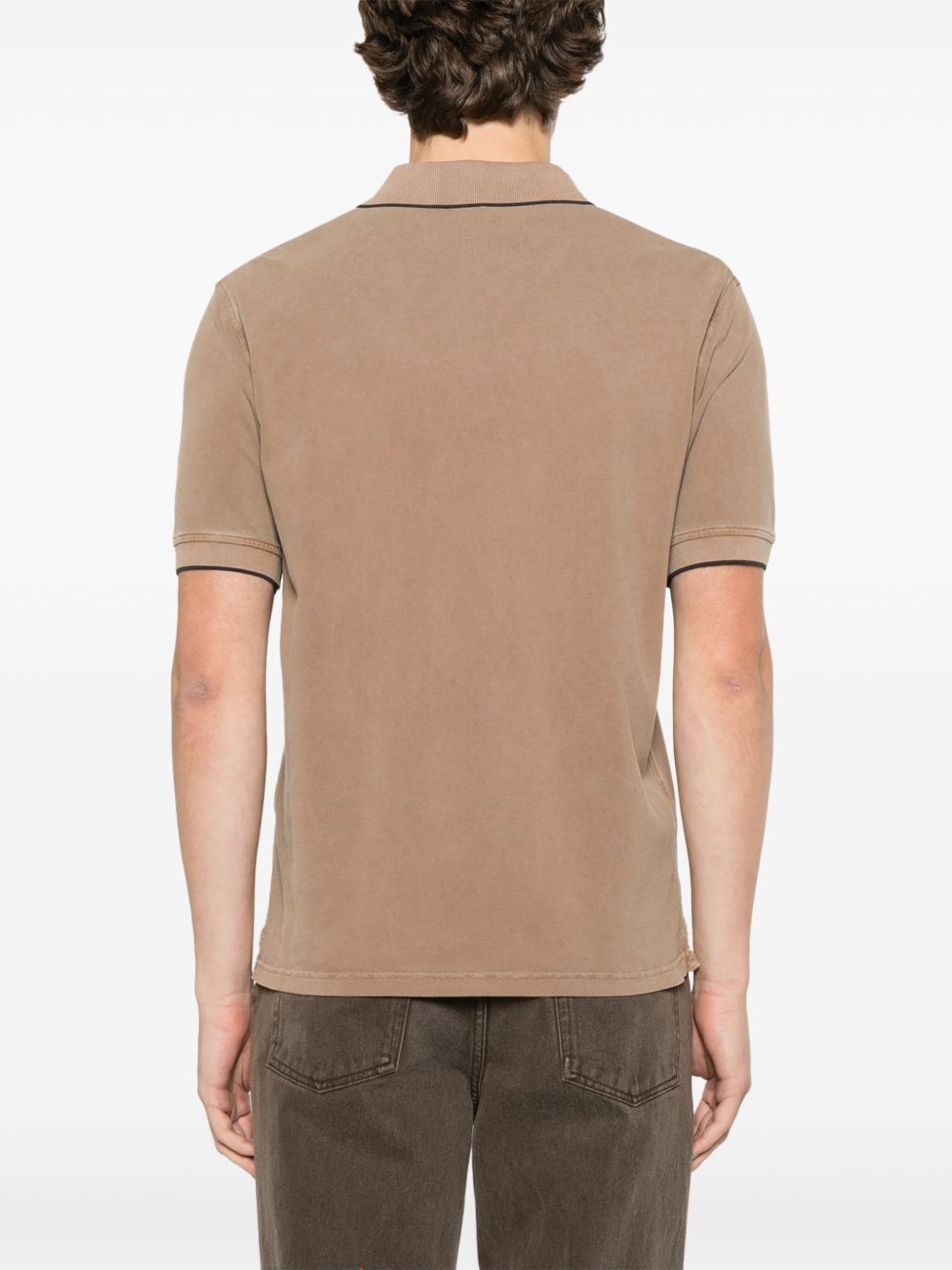 Logo cotton polo shirt