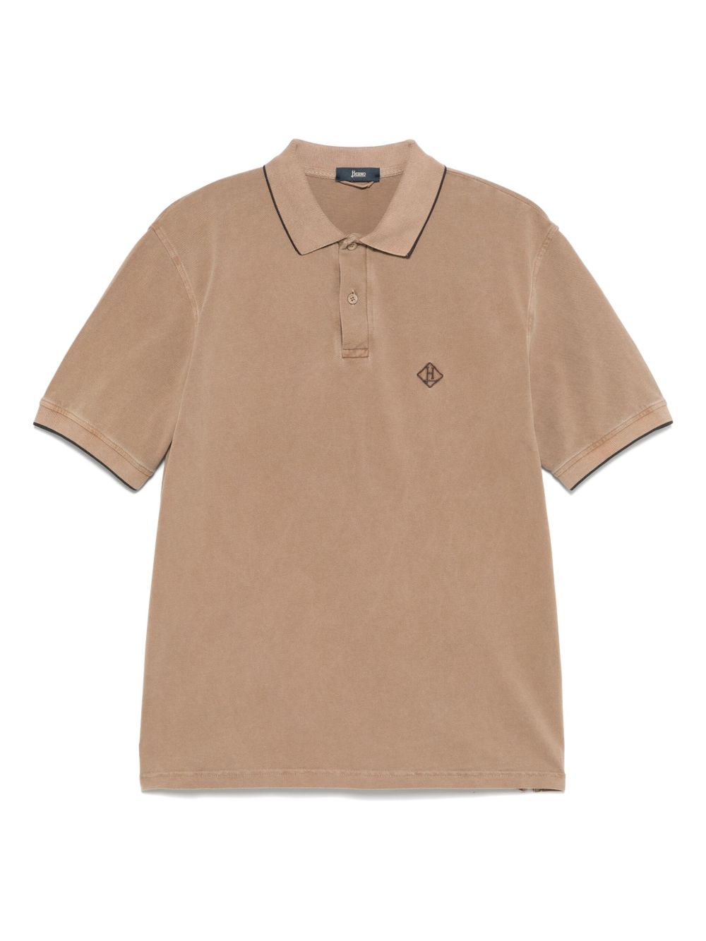 Logo cotton polo shirt