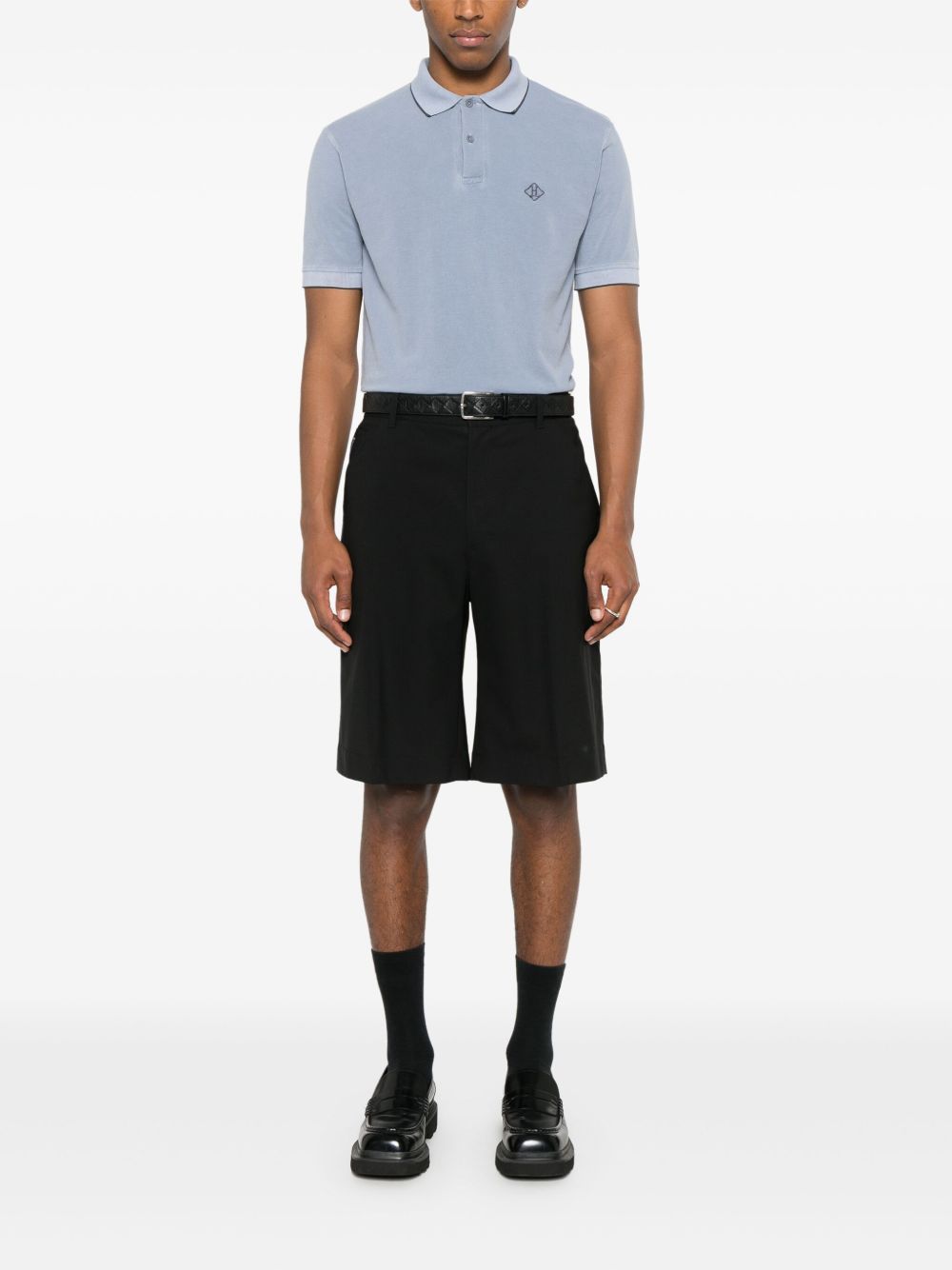 Logo cotton polo shirt