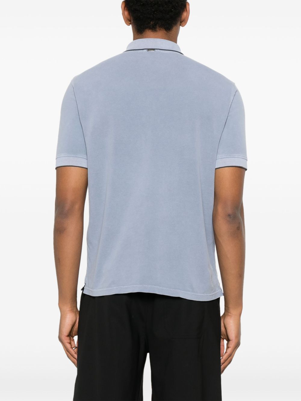 Logo cotton polo shirt