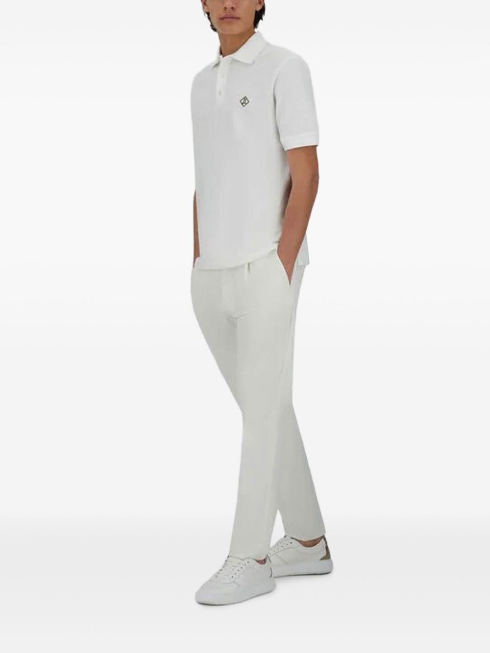 Logo cotton polo shirt