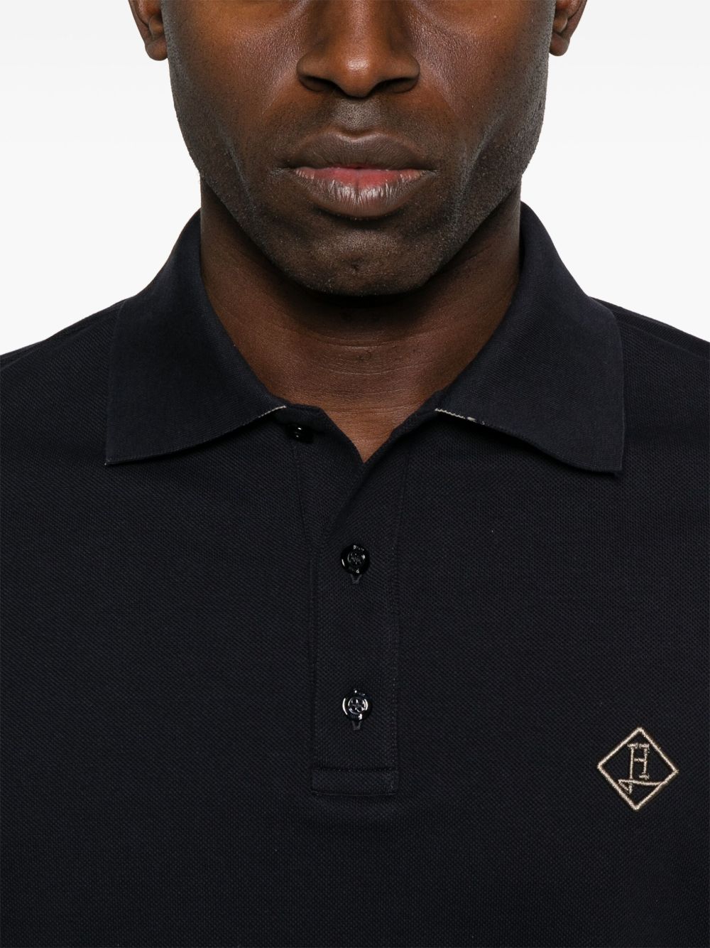 Logo cotton polo shirt