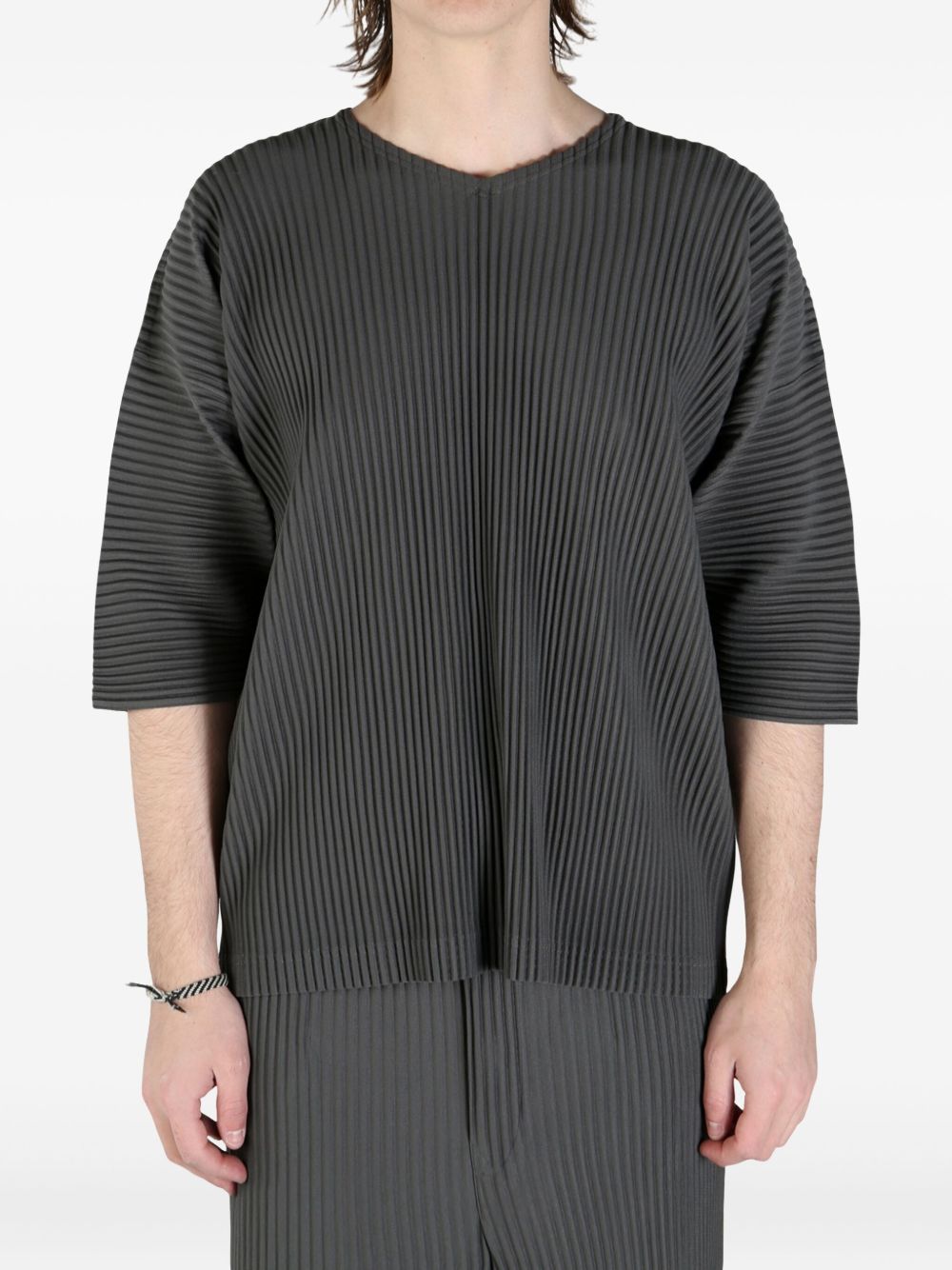 Pleated t-shirt