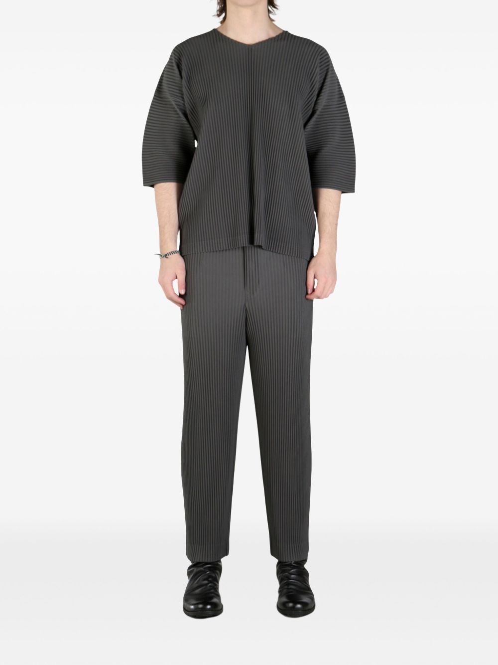Pleated t-shirt