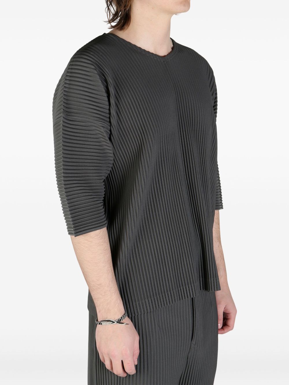 Pleated t-shirt
