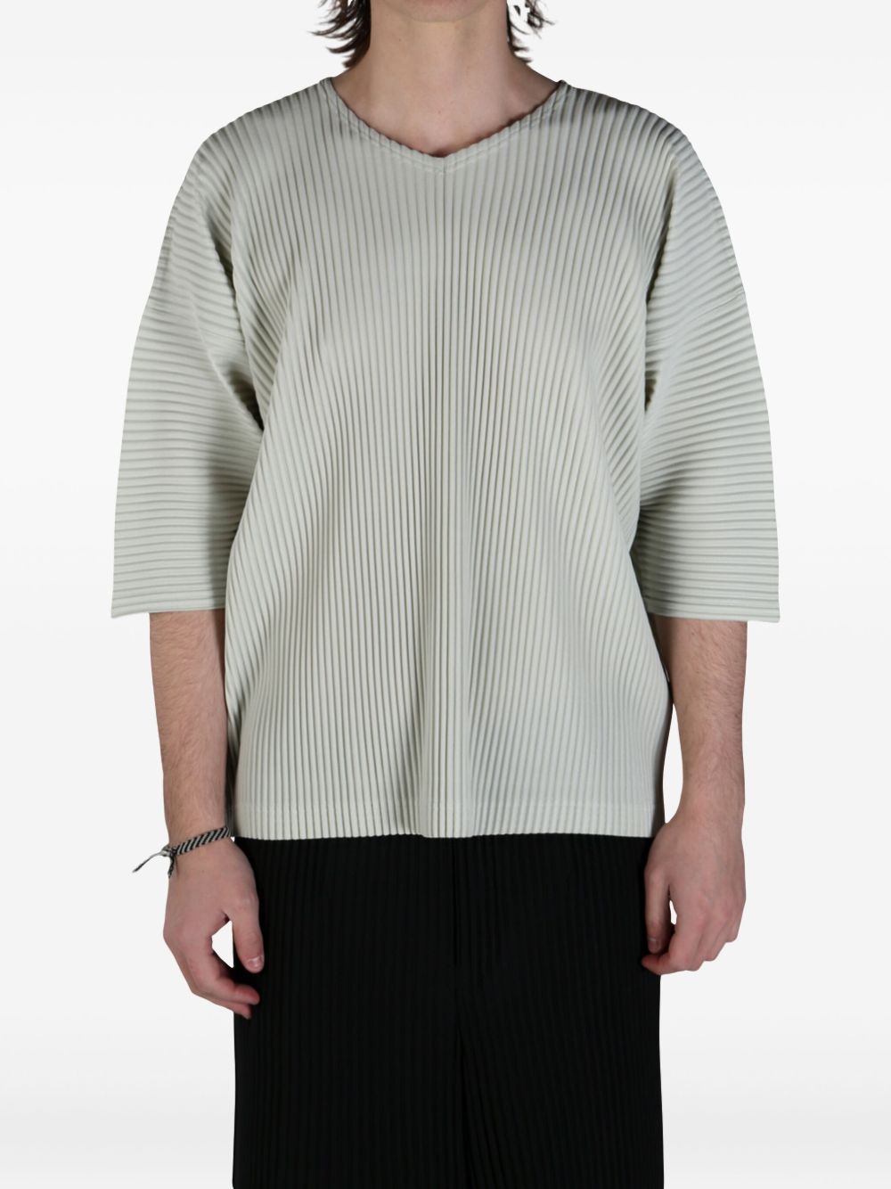 Pleated t-shirt