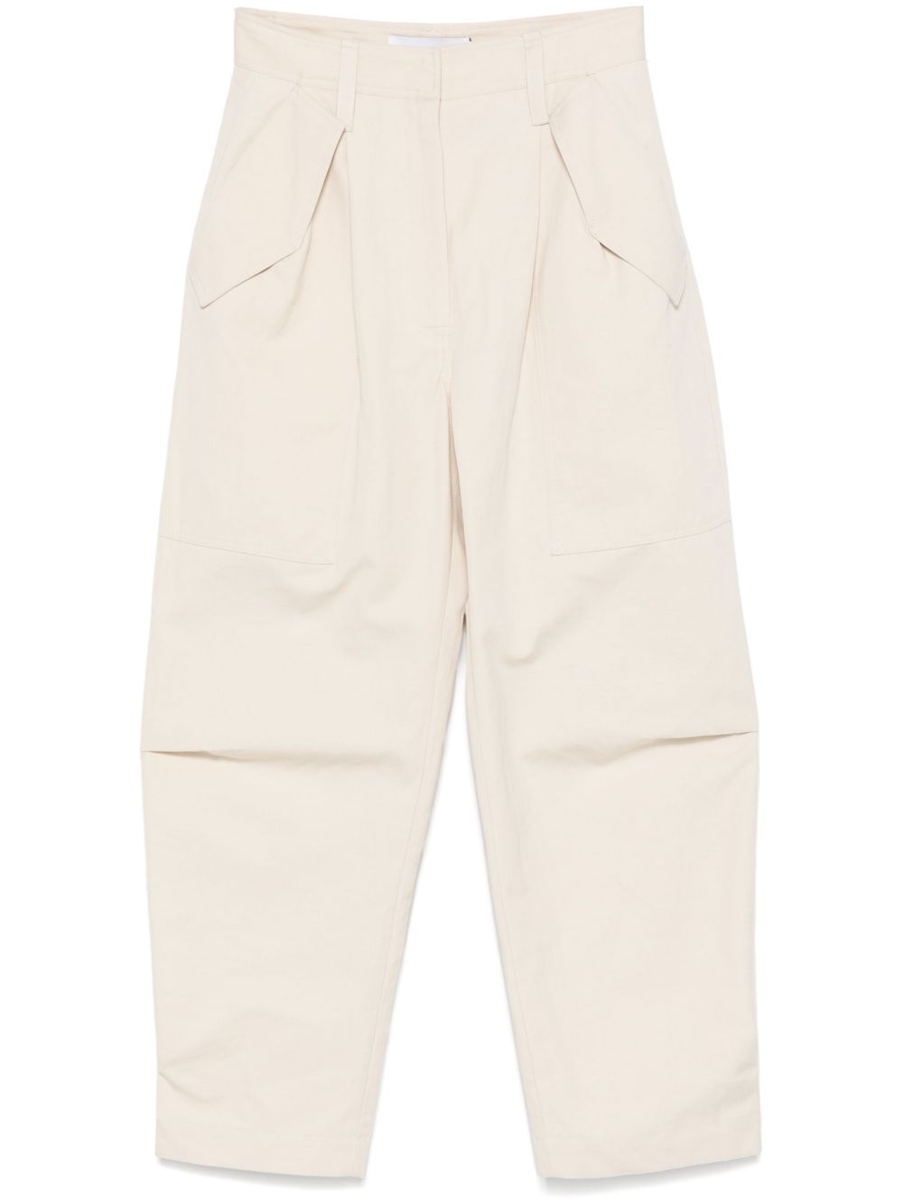 Natsa cotton blend trousers