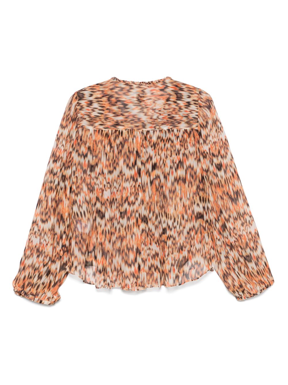 Ametissa printed cotton top