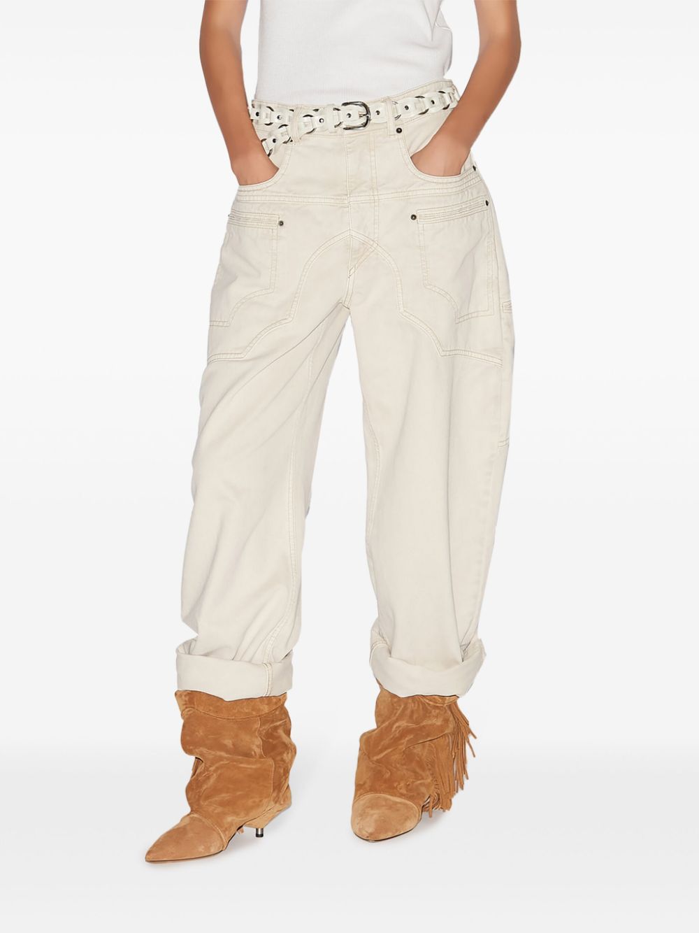 Beryl denim cotton jeans